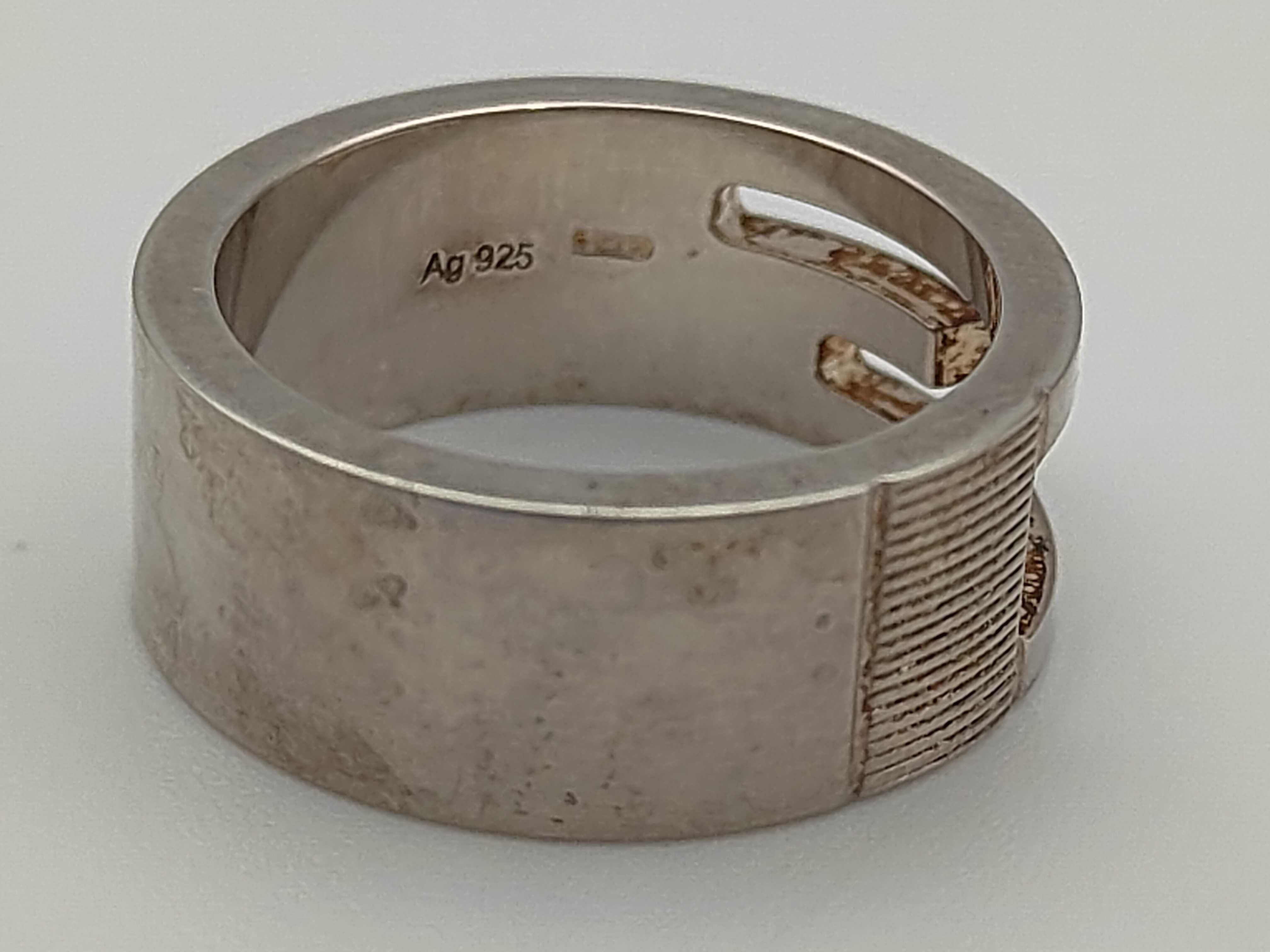 Silver Branded G Ring — view 8