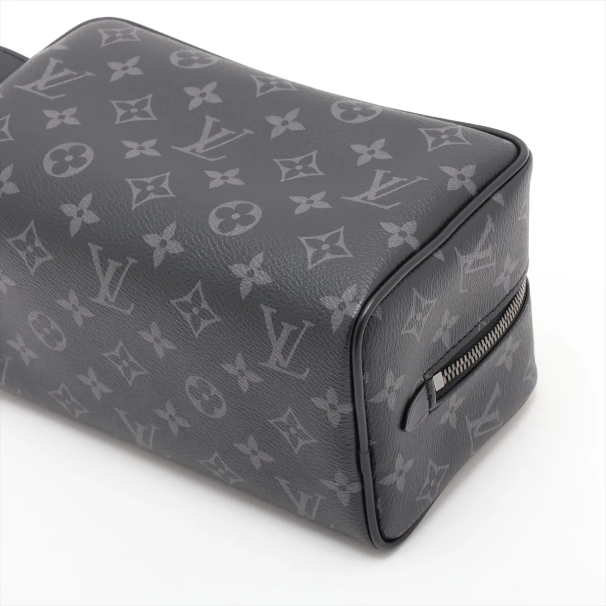 Monogram Eclipse Locker Dopp Kit M83113 Black (RFID responsive) — view 3