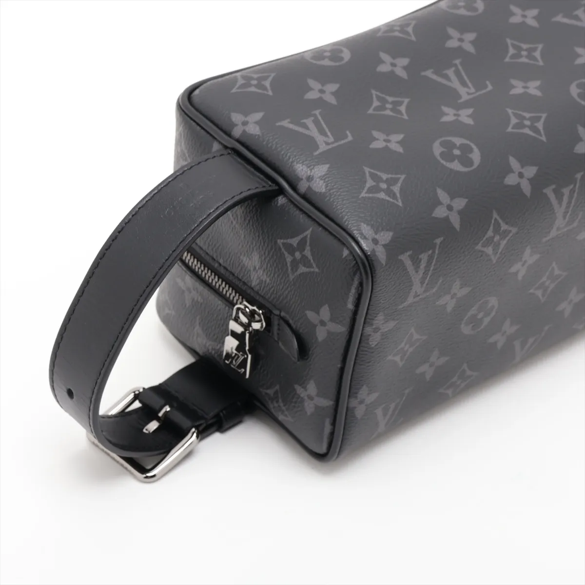 Monogram Eclipse Locker Dopp Kit M83113 Black (RFID responsive) — view 4
