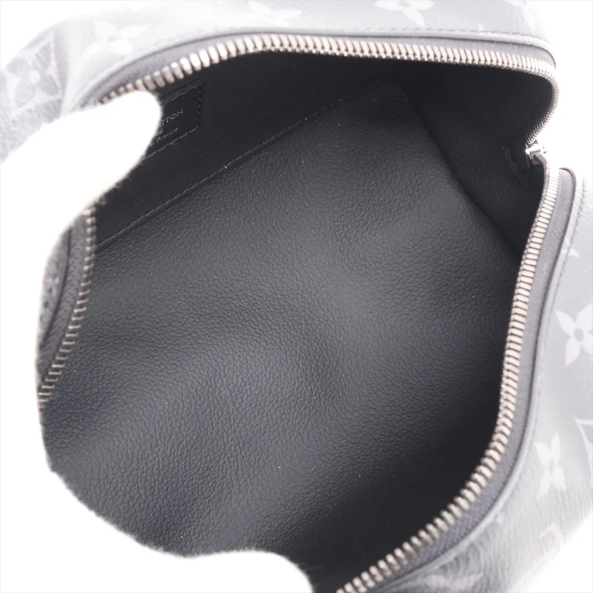 Monogram Eclipse Locker Dopp Kit M83113 Black (RFID responsive) — view 6