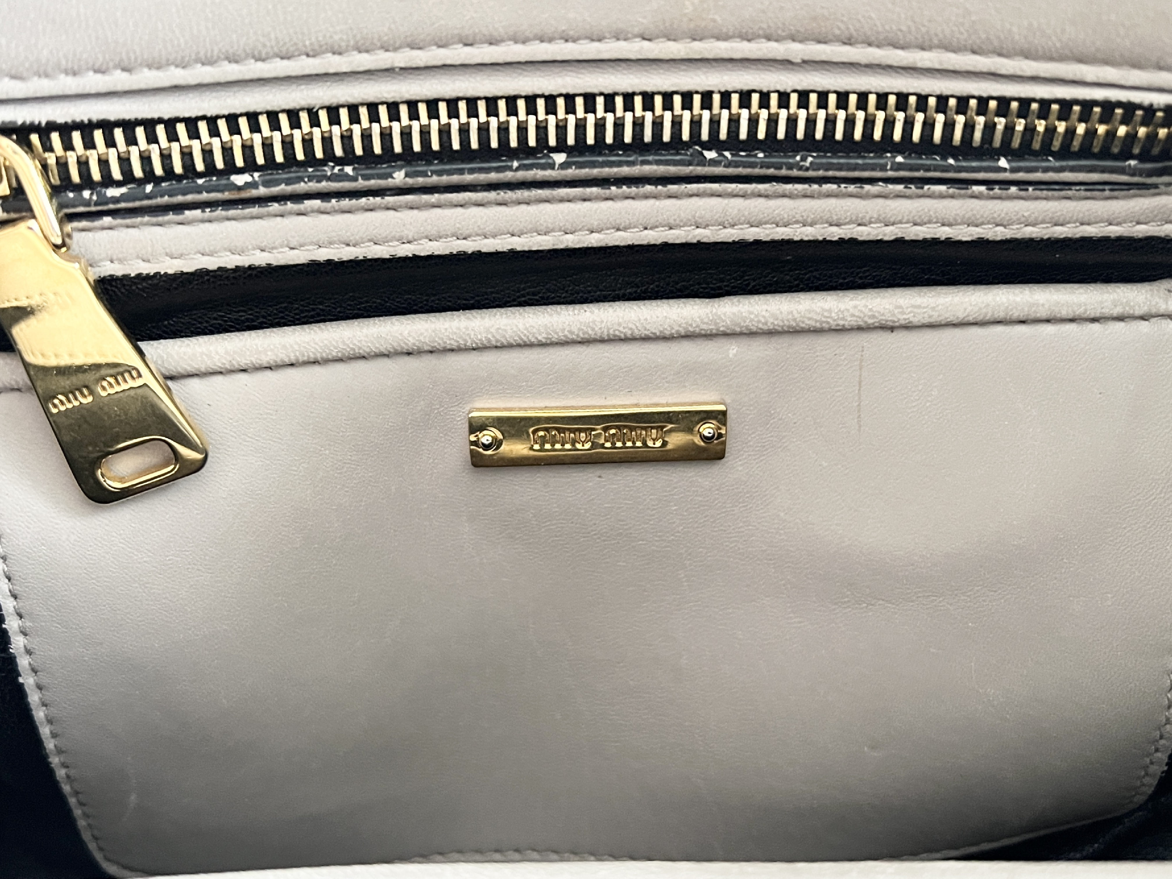 Biker Quilted Leather 2-Way Handbag Tote Bag Shoulder Bag — view 7