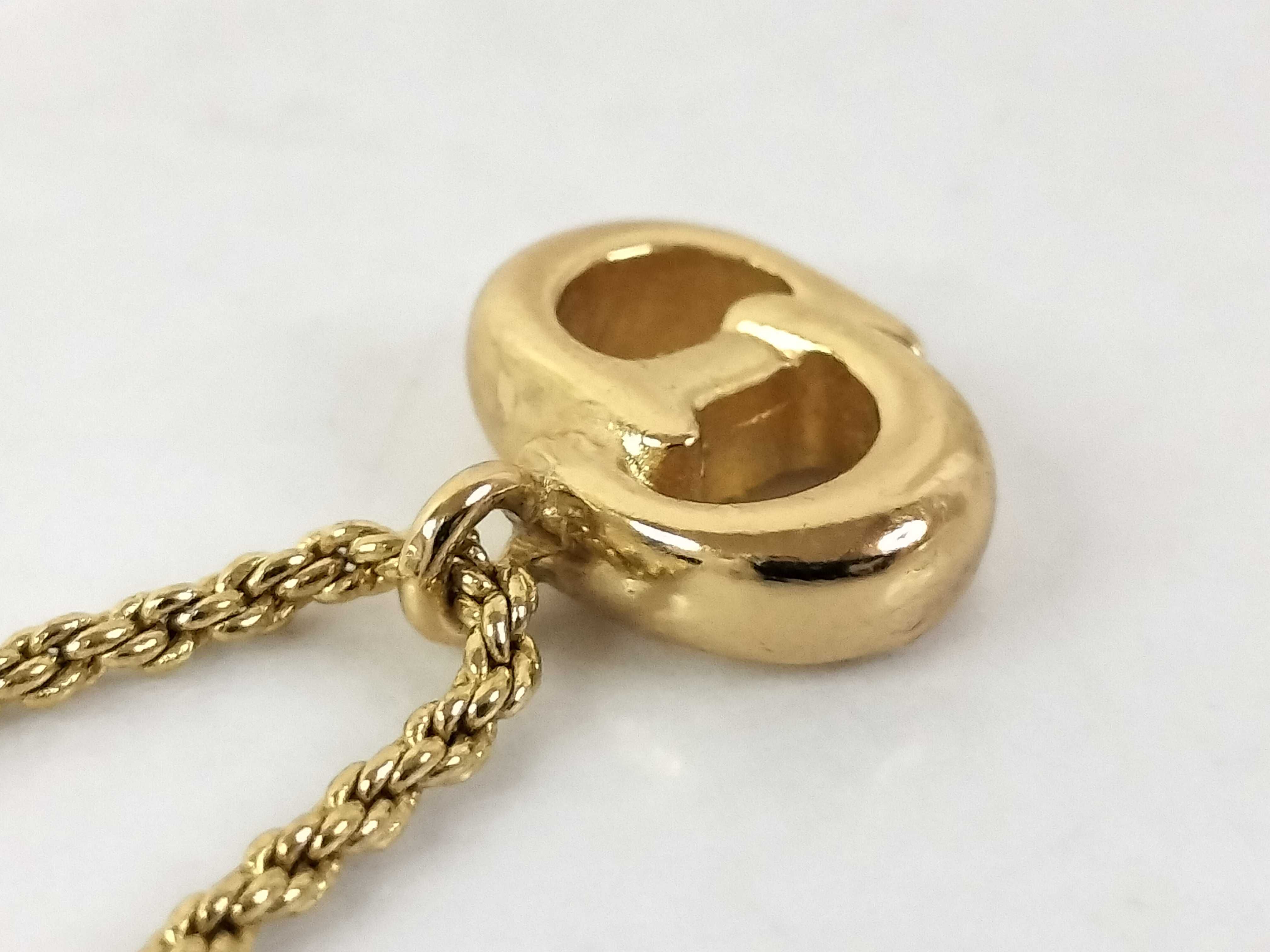 Gold Logo Necklace — view 4