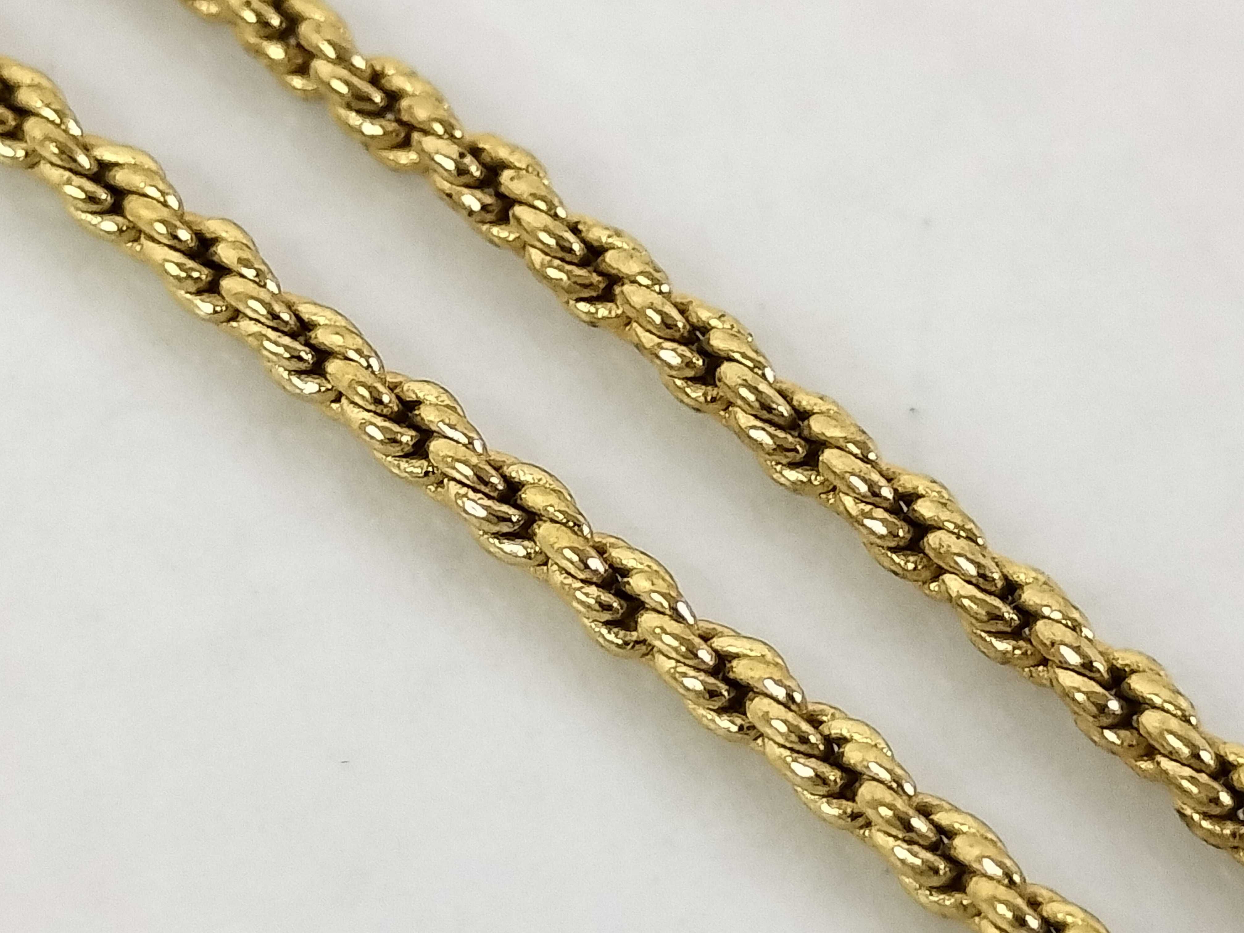 Gold Logo Necklace — view 6