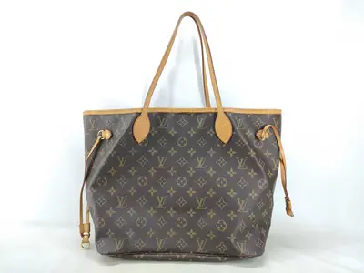 Monogram Neverfull MM M40156 CA2059 Brown Tote Bag