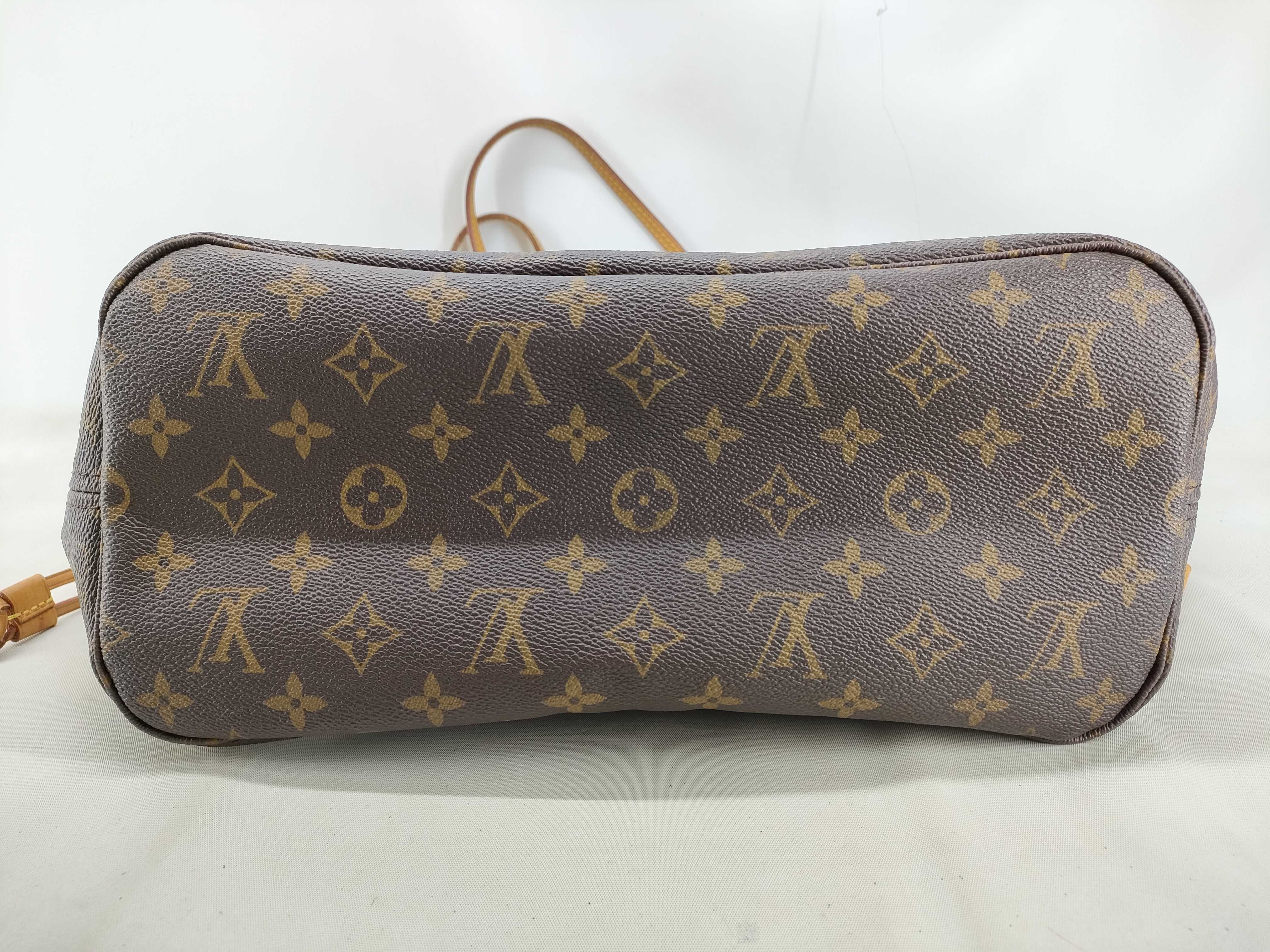 Monogram Neverfull MM M40156 CA2059 Brown Tote Bag — view 3