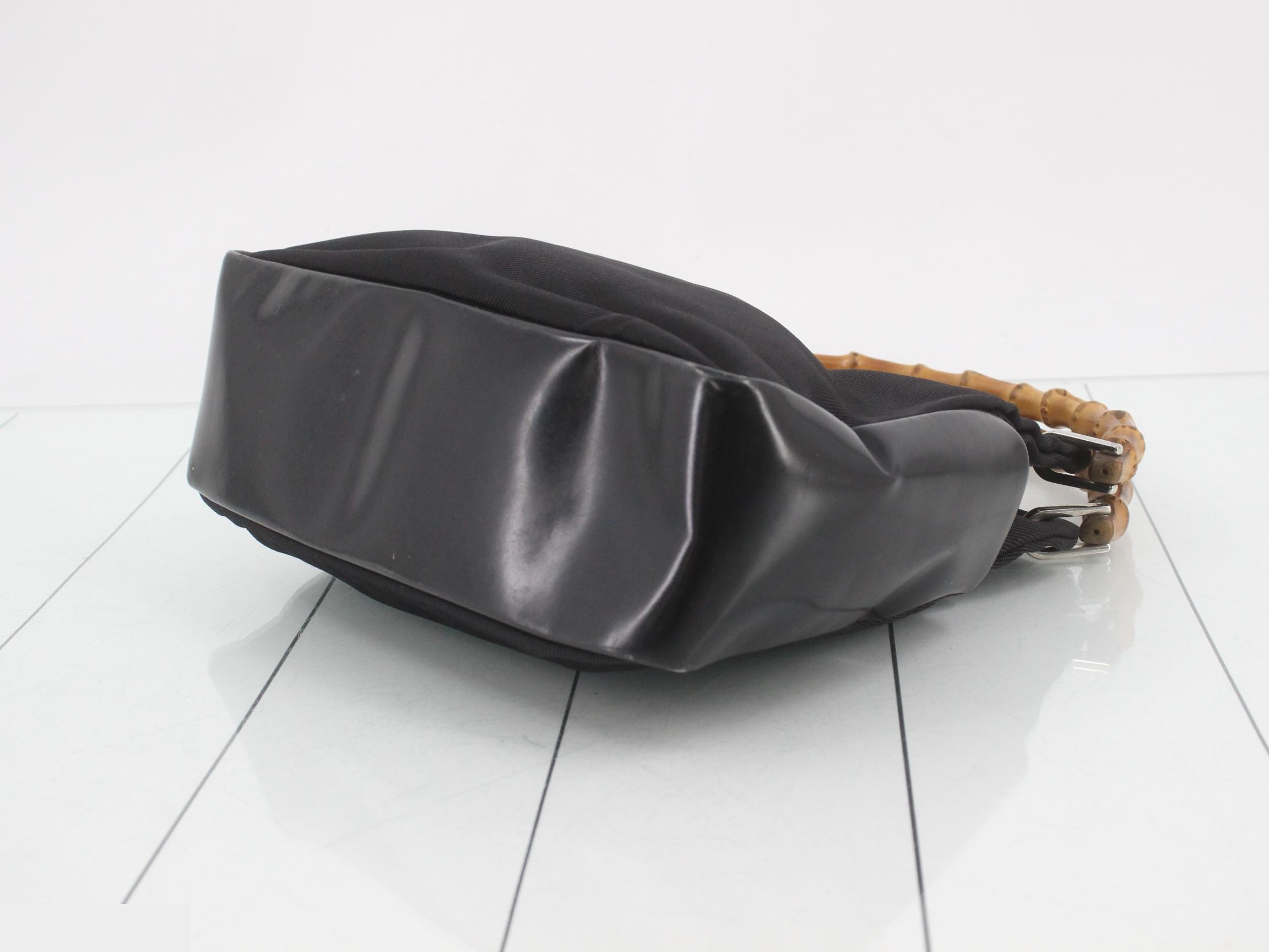 Bamboo handbag, black — view 6