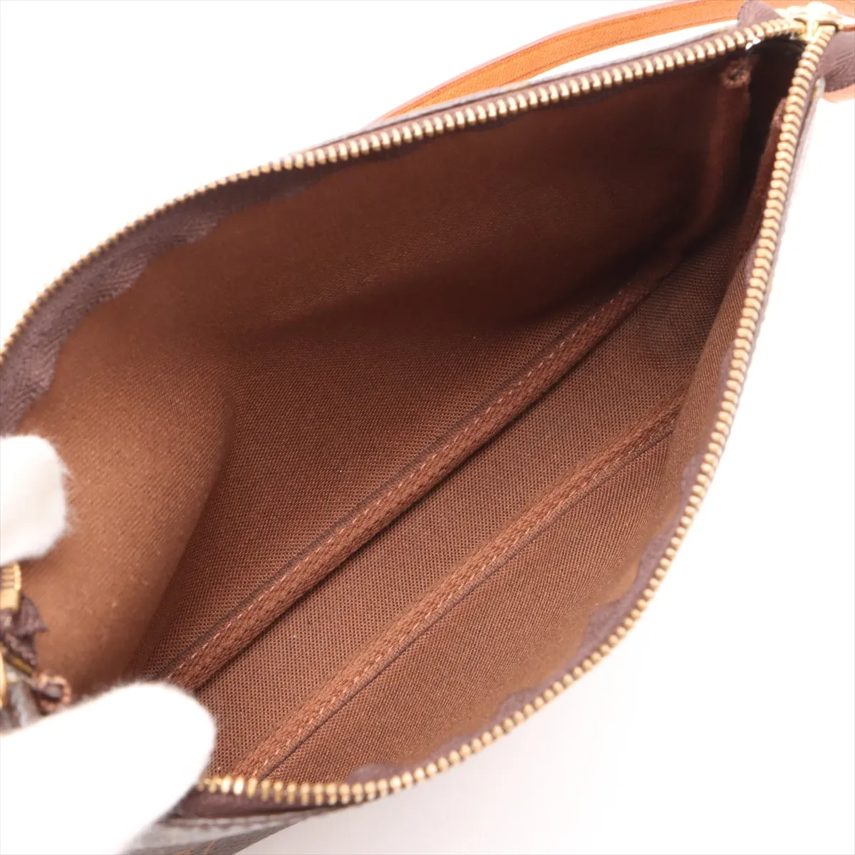 Monogram Pochette Accessory M51980 BJ0040 Brown — view 7