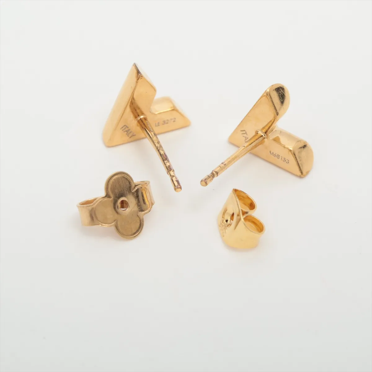 M68153 Essential V LE3272 Earrings (for both ears) GP Gold — view 4