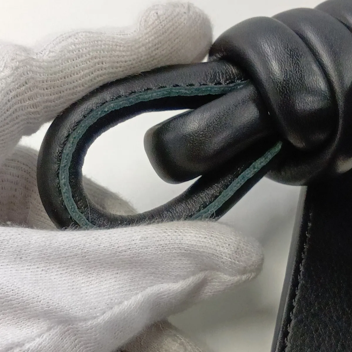 Flamenco Clutch Large Leather Shoulder Bag Black — view 12