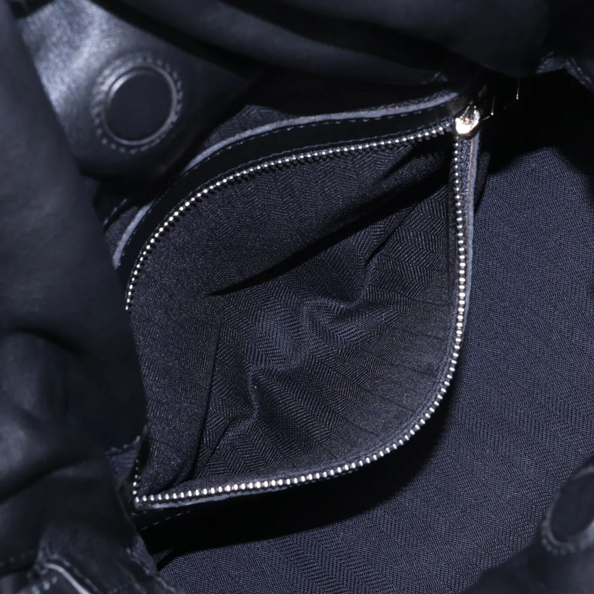 Flamenco Clutch Large Leather Shoulder Bag Black — view 7