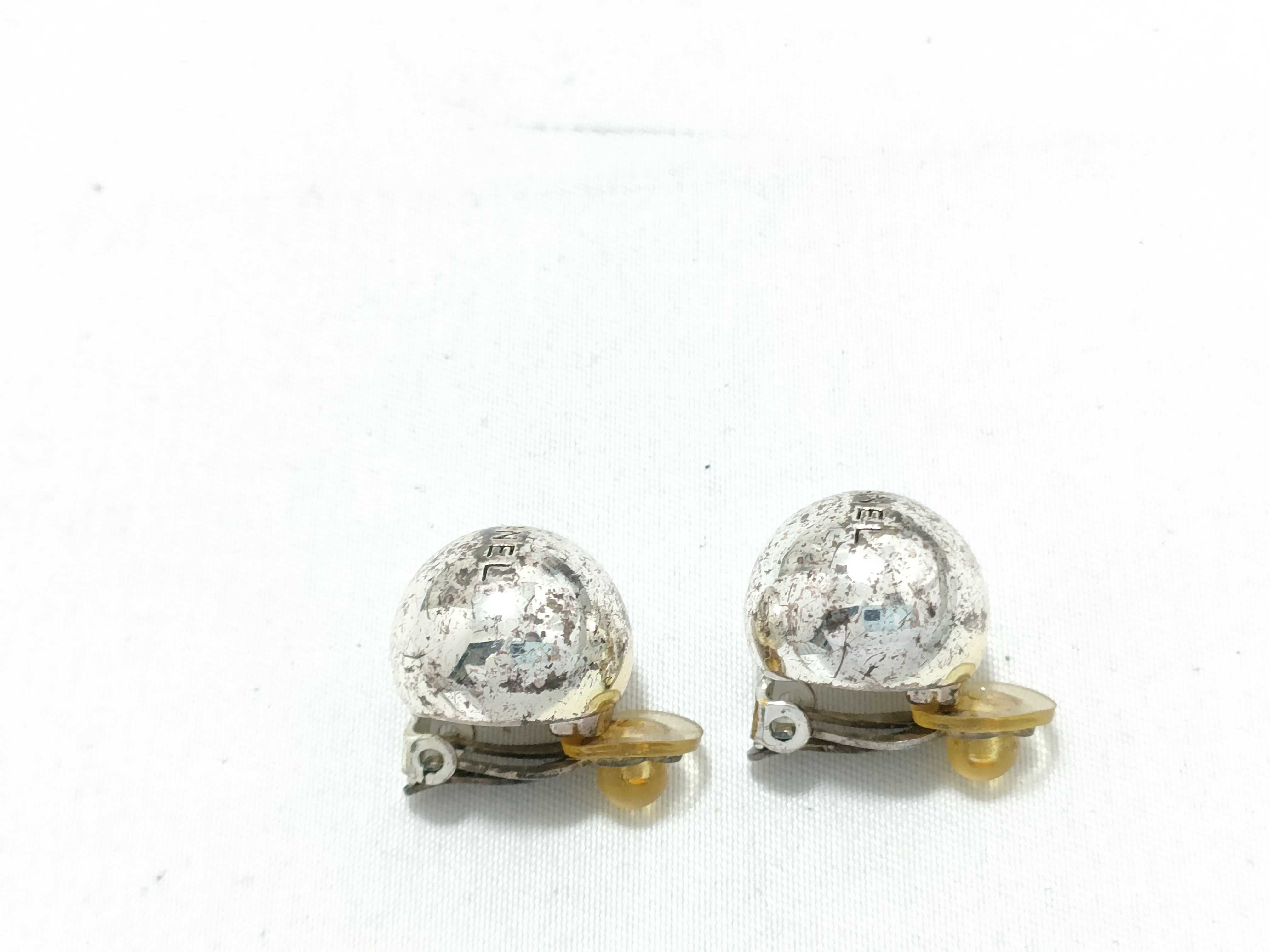 98P Logo Ball Earrings — view 3