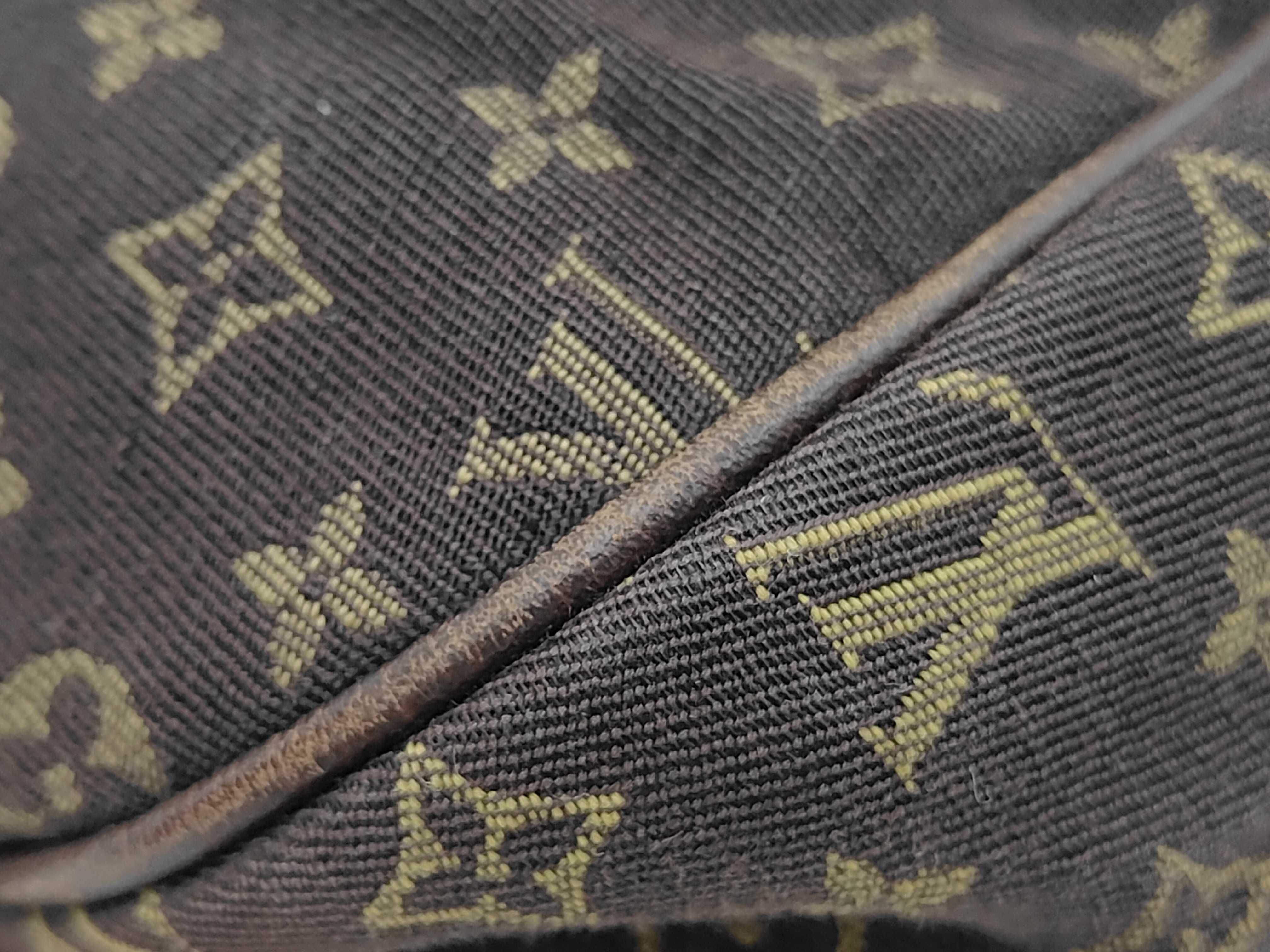 Monogram Mini Lin Saumur Shoulder Bag — view 4