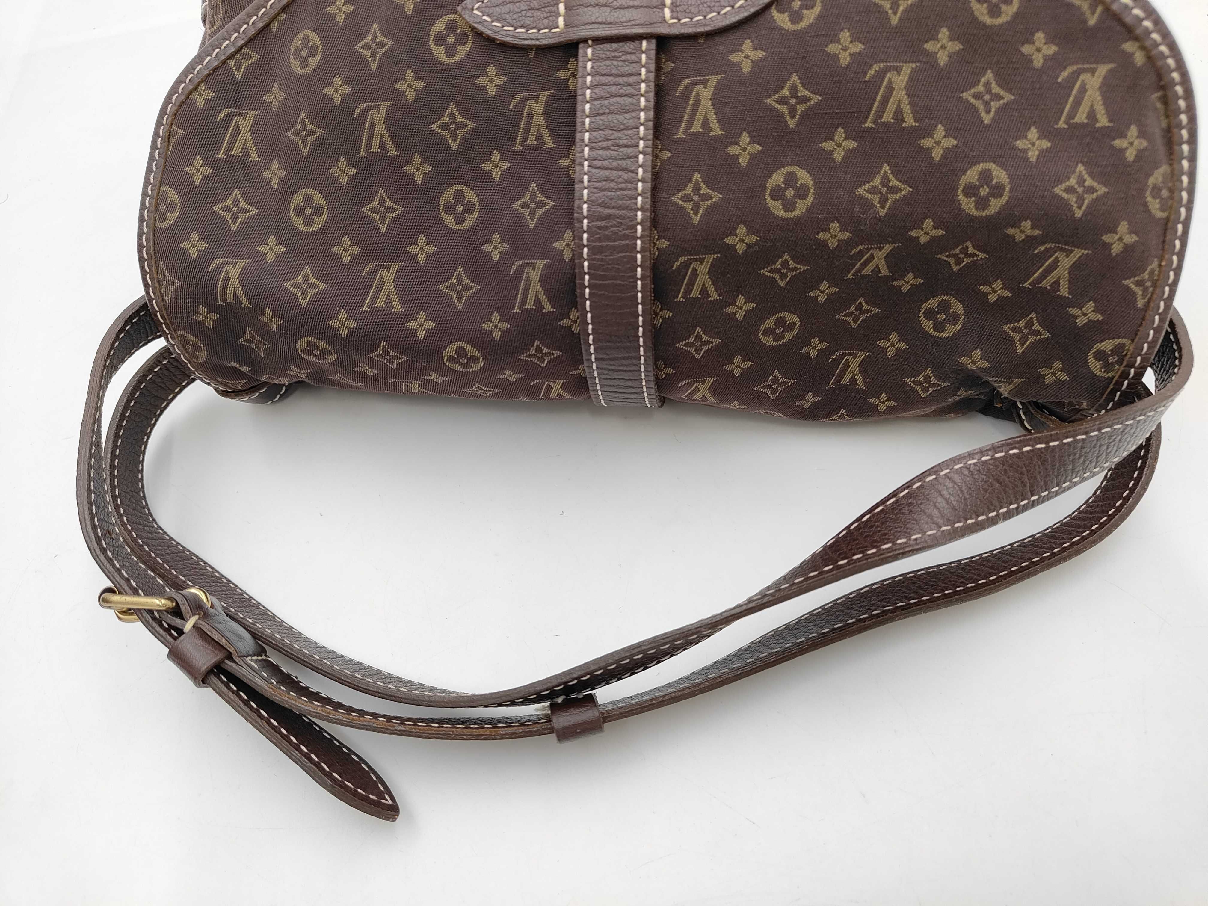 Monogram Mini Lin Saumur Shoulder Bag — view 5
