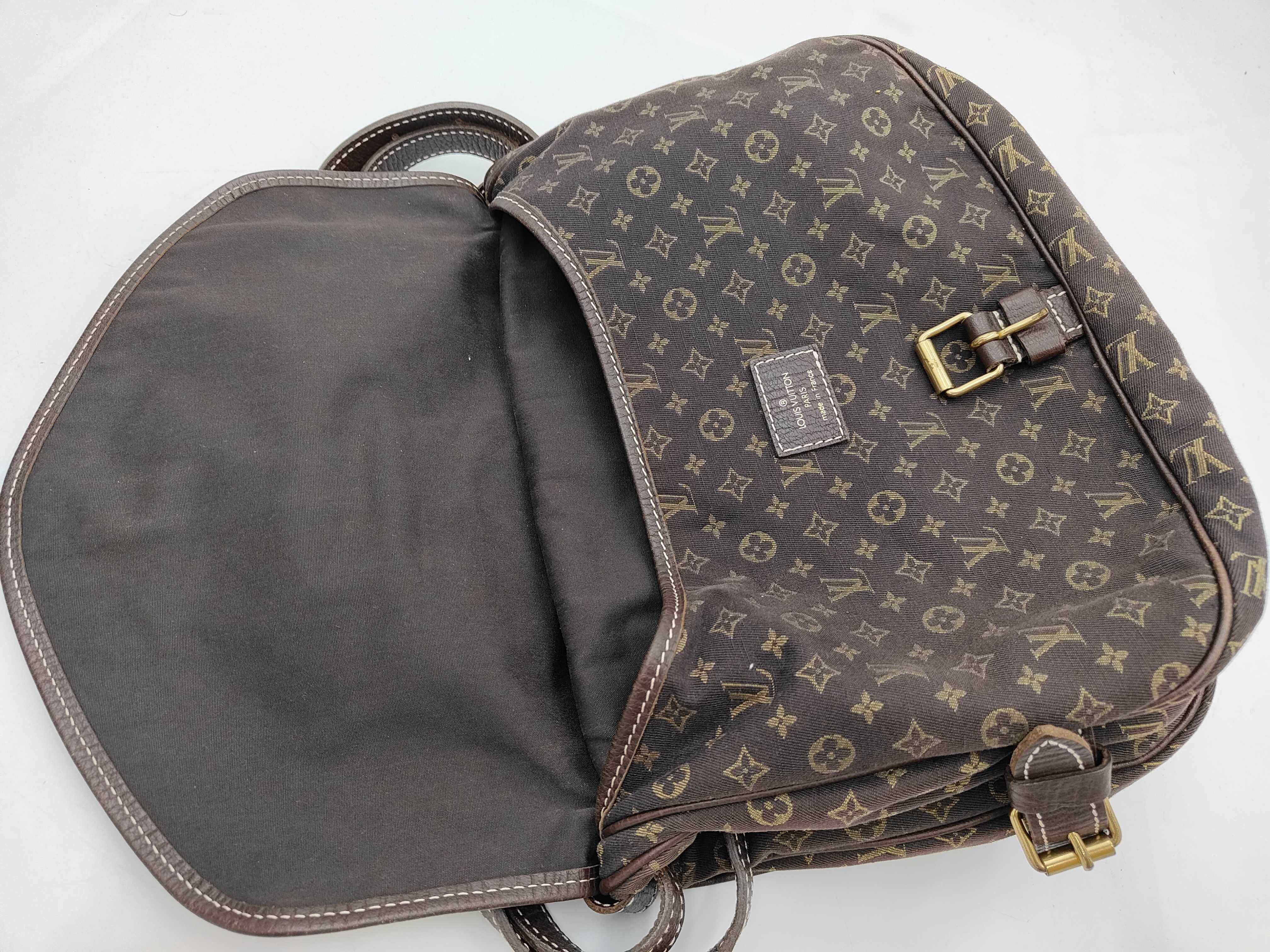 Monogram Mini Lin Saumur Shoulder Bag — view 7