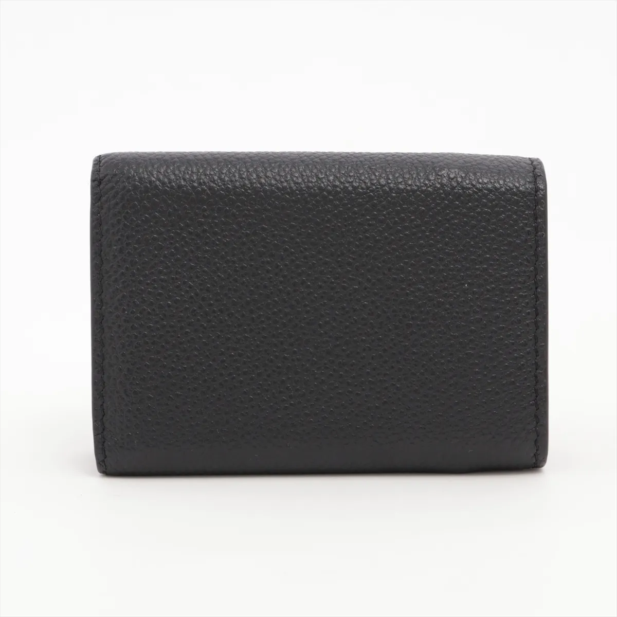 line BND669959 Leather Compact Wallet Black — view 2