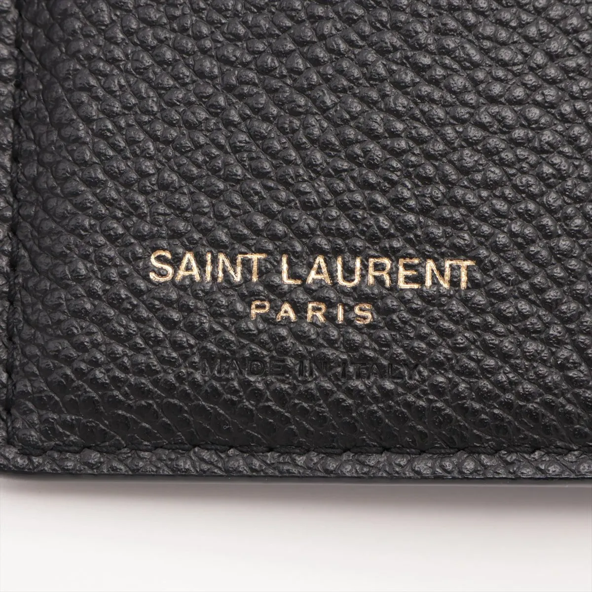 line BND669959 Leather Compact Wallet Black — view 8