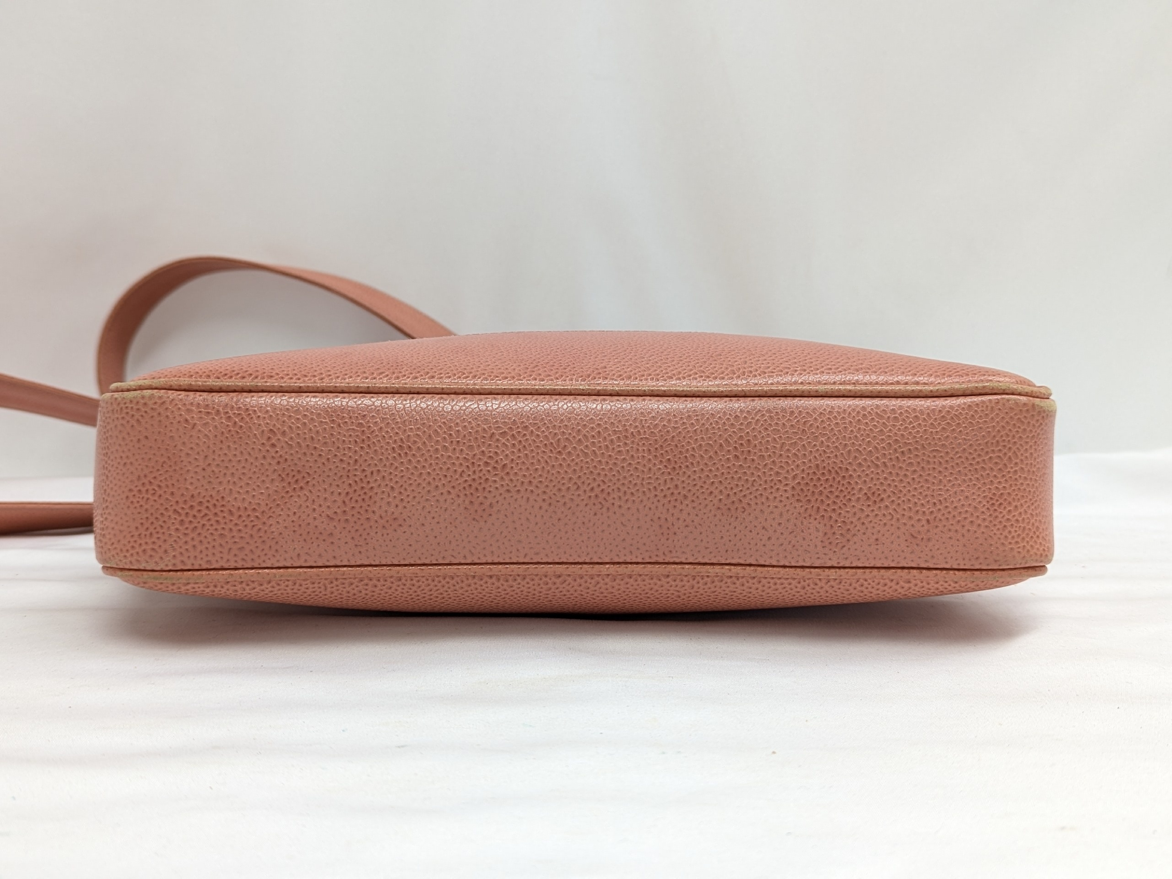 Caviar Skin Chain Tote, Pink, Series 2 Tote Bag — view 5