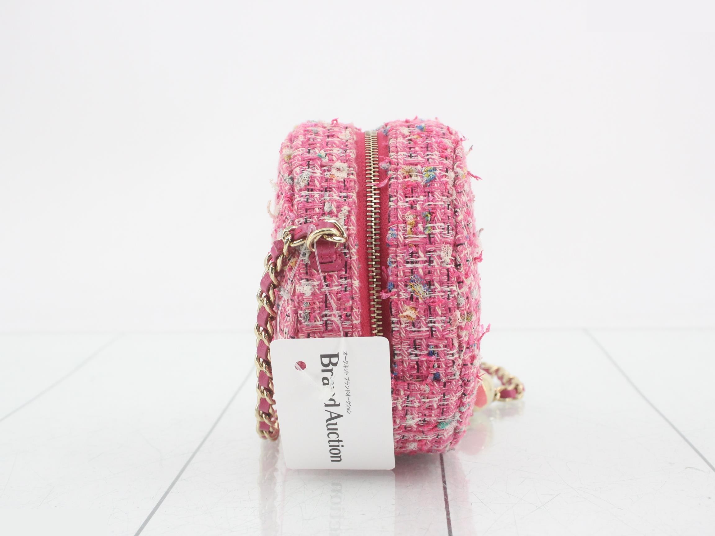 Tweed round chain shoulder bag, item number 27. — view 3