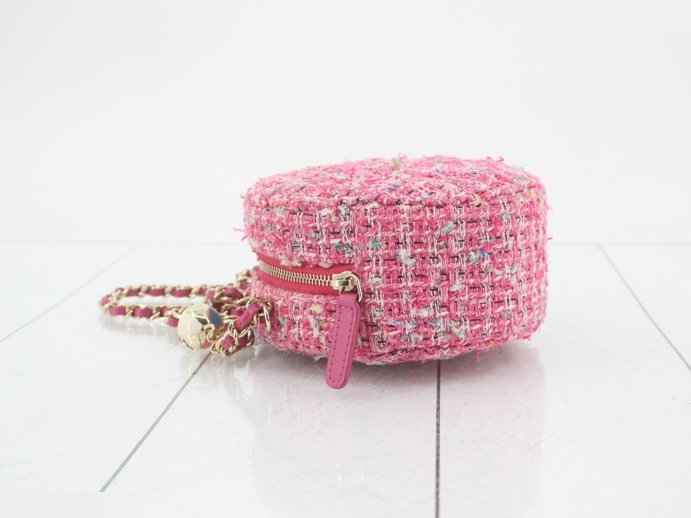 Tweed round chain shoulder bag, item number 27. — view 5