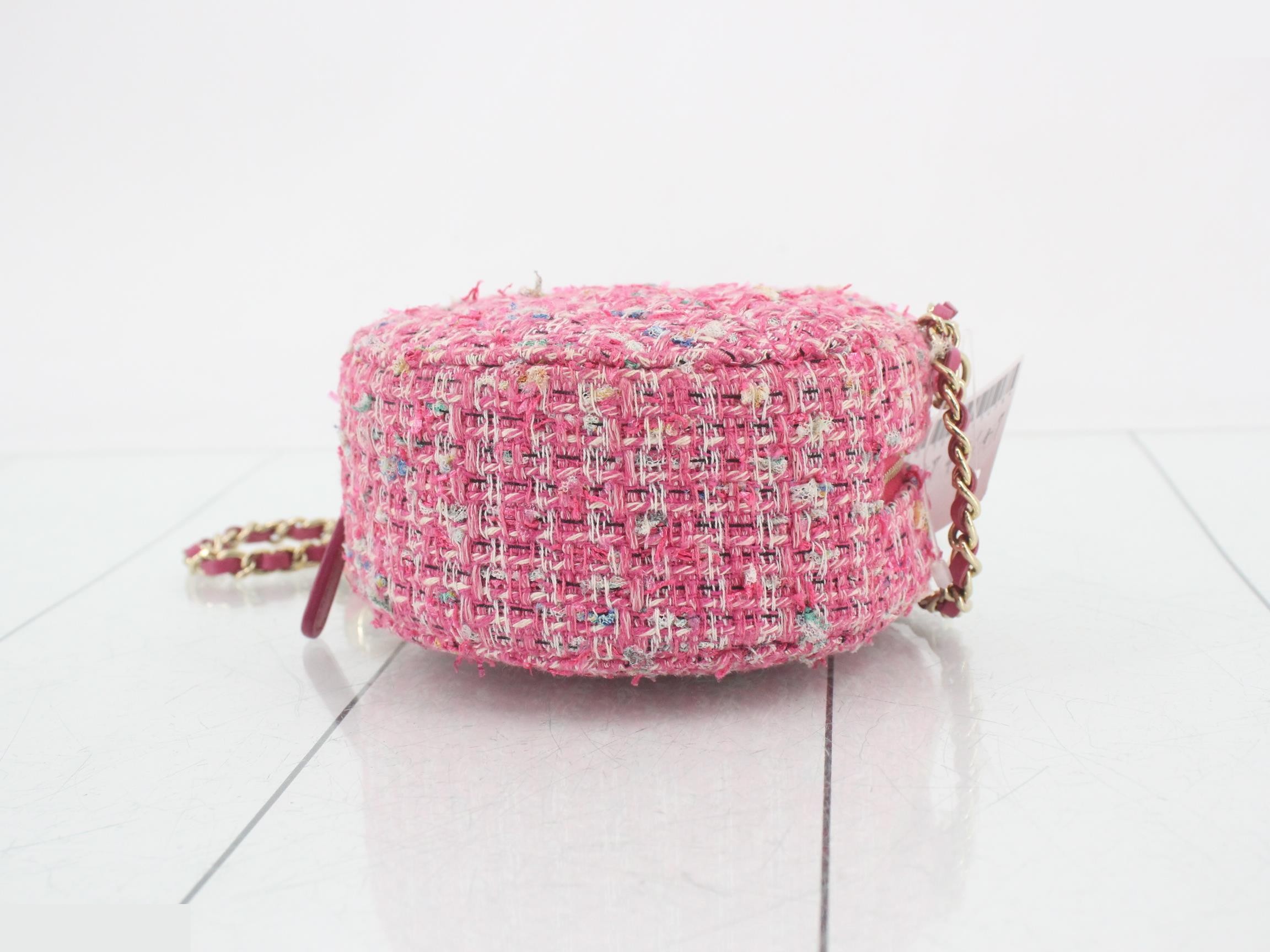 Tweed round chain shoulder bag, item number 27. — view 6
