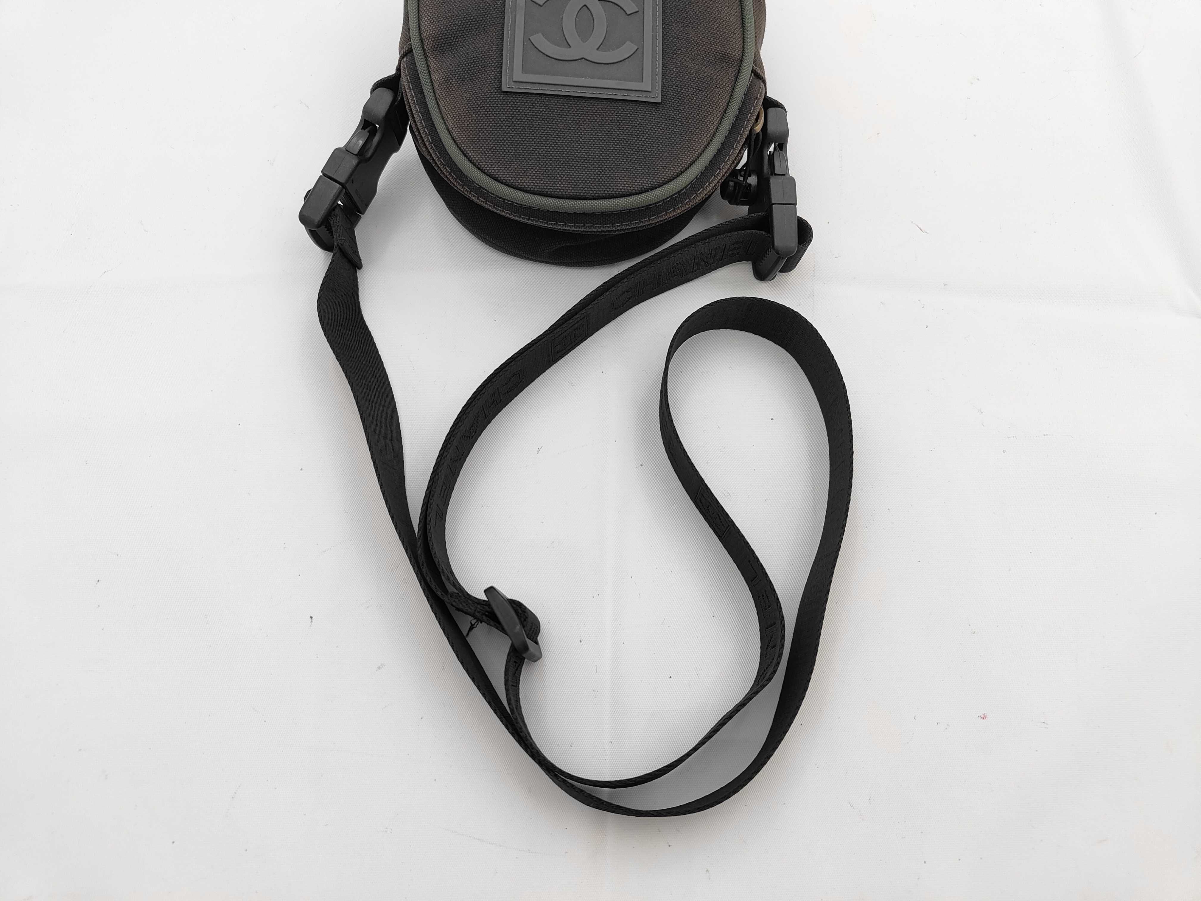 8598953 Shoulder Bag, Sport Line, Canvas Nylon, Khaki Black Shoulder Bag — view 3