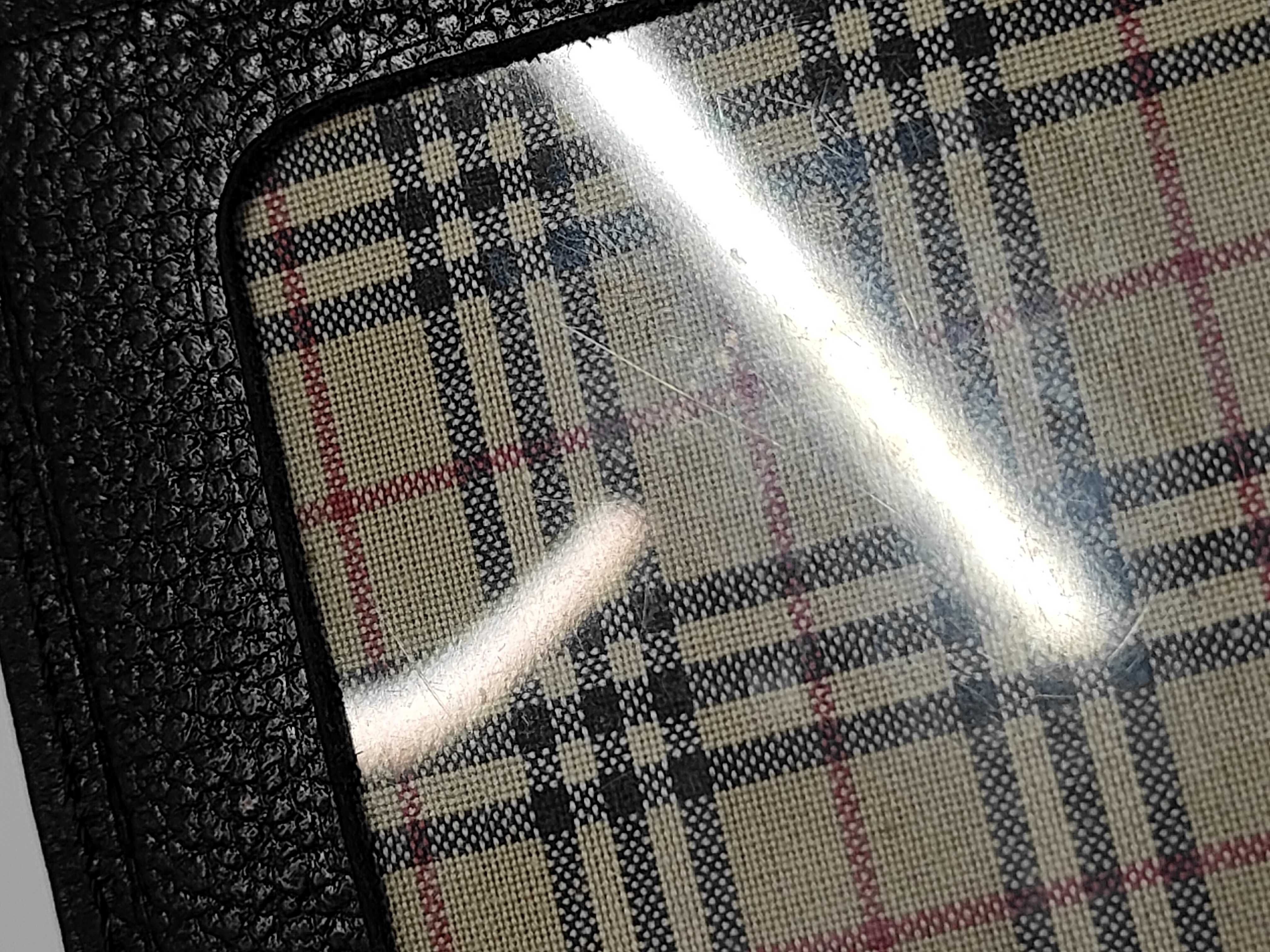 Leather Card Case, Business Card Holder, Checkered Interior, Card Case — view 9