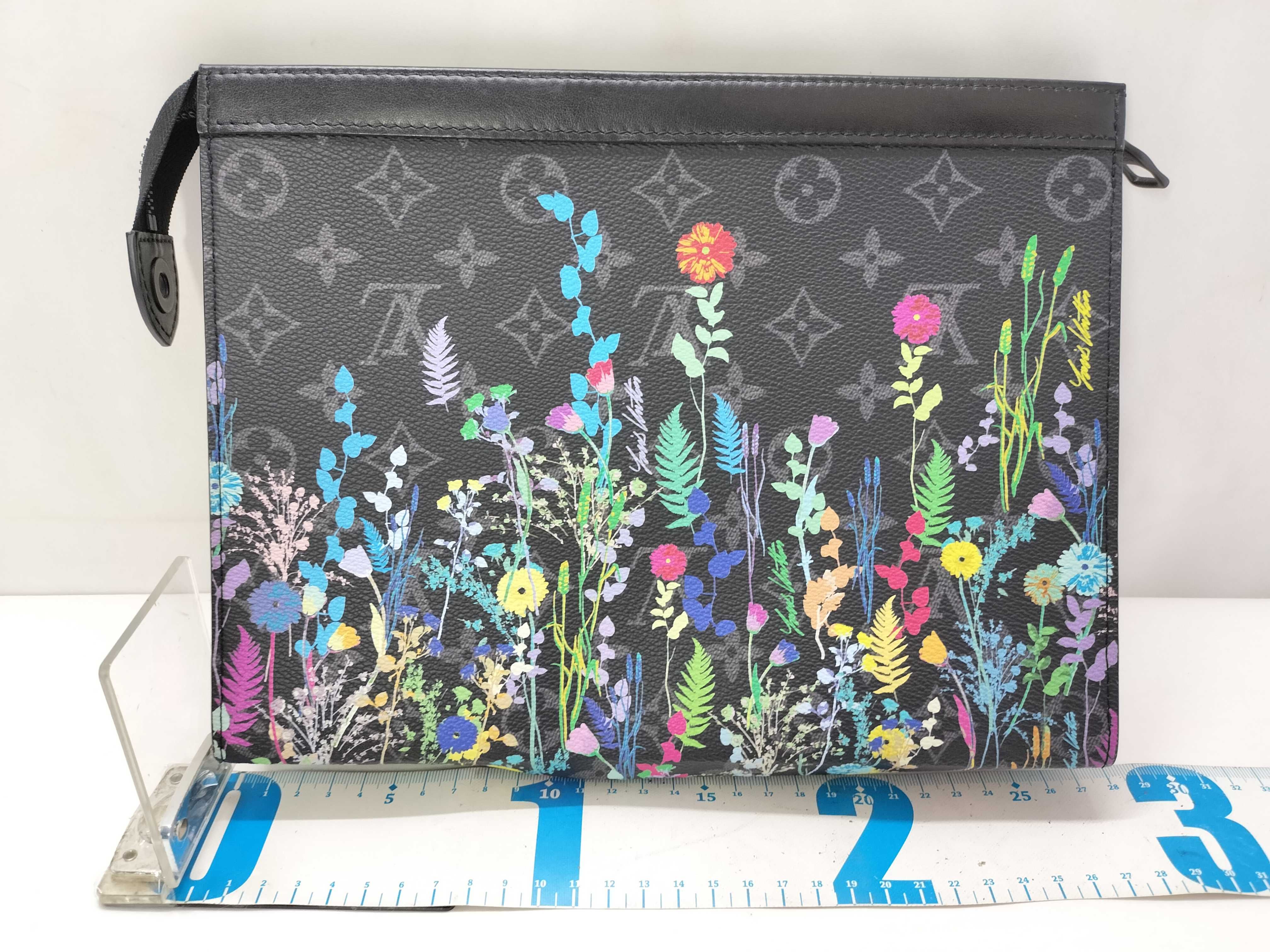 Monogram Eclipse Pochette Voyage M69053 SP0270 Black Clutch Bag (RFID detected) — view 2
