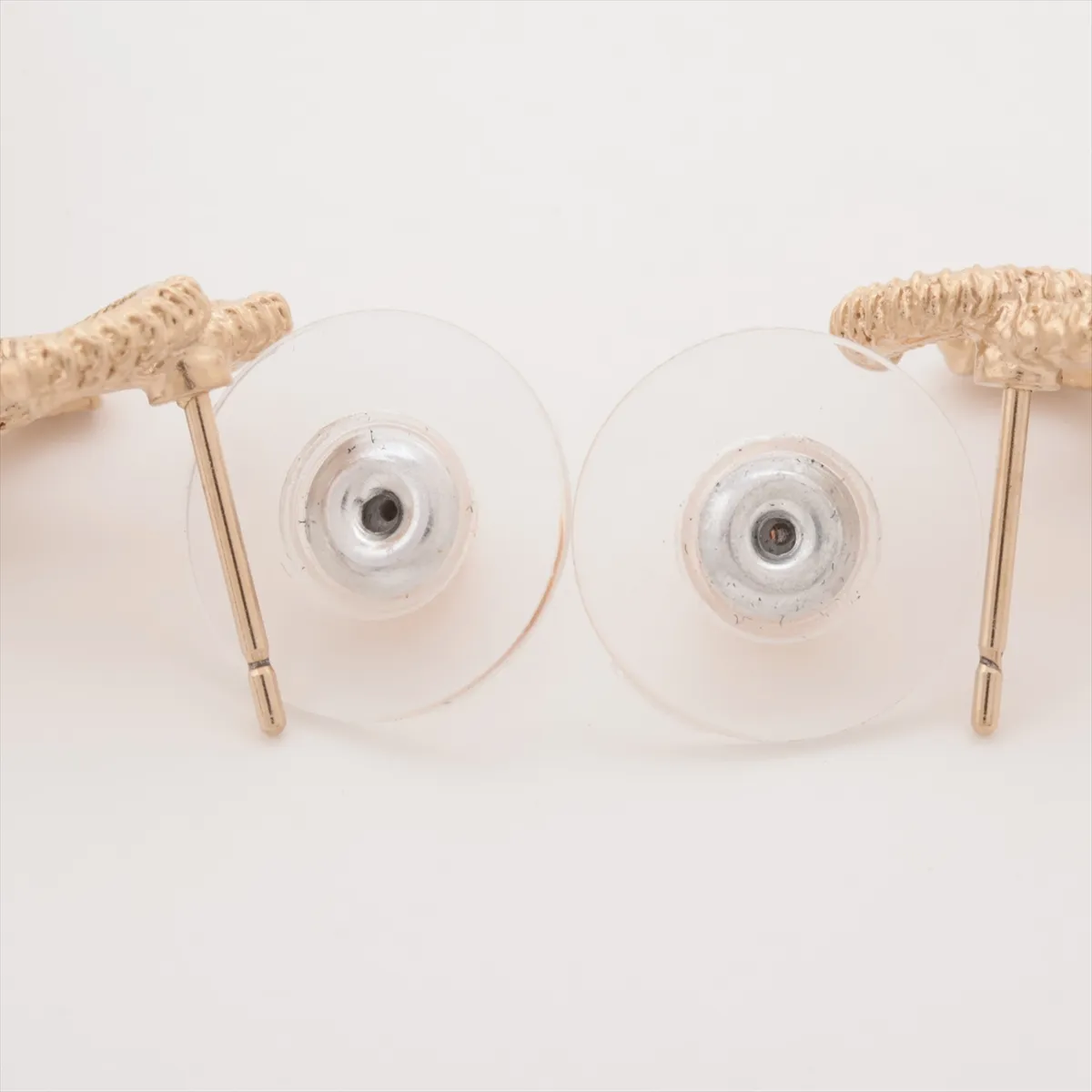 Coco Mark A18A Earrings (Pair) GP x Faux Pearl Gold - — view 4