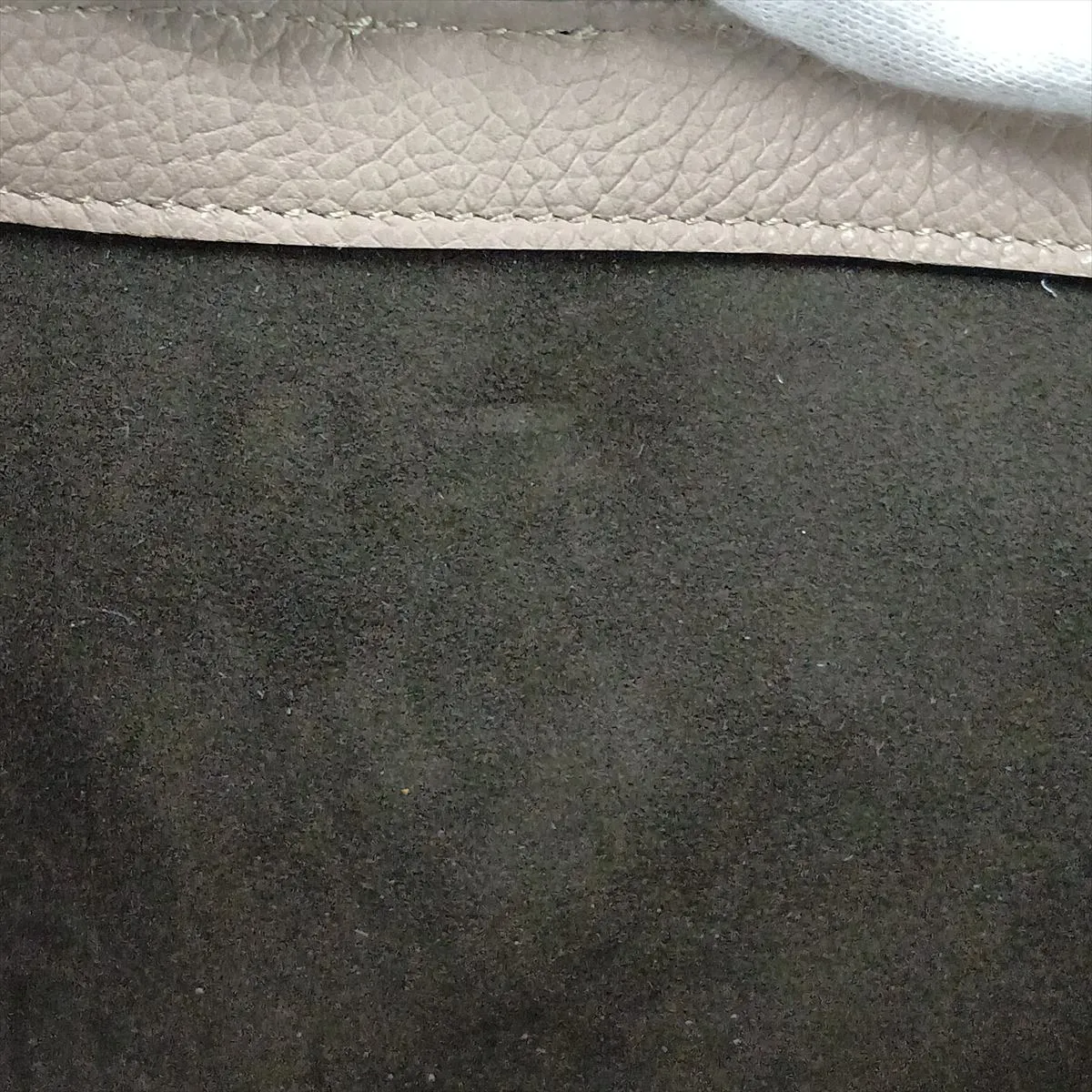 Logo 7VA610 Leather Tote Bag, Beige — view 11