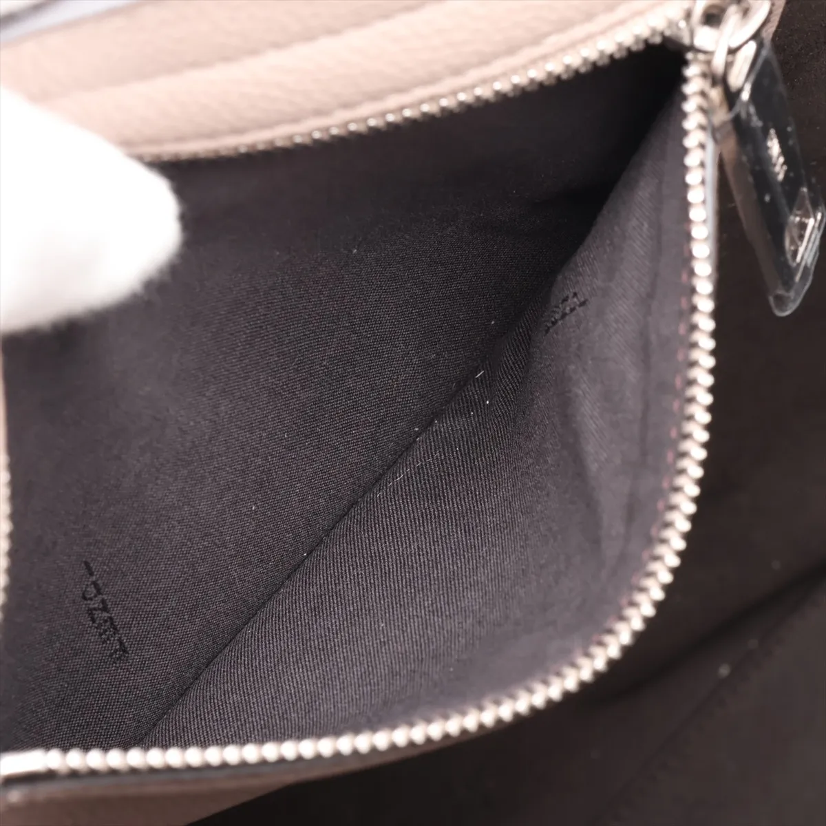 Logo 7VA610 Leather Tote Bag, Beige — view 8