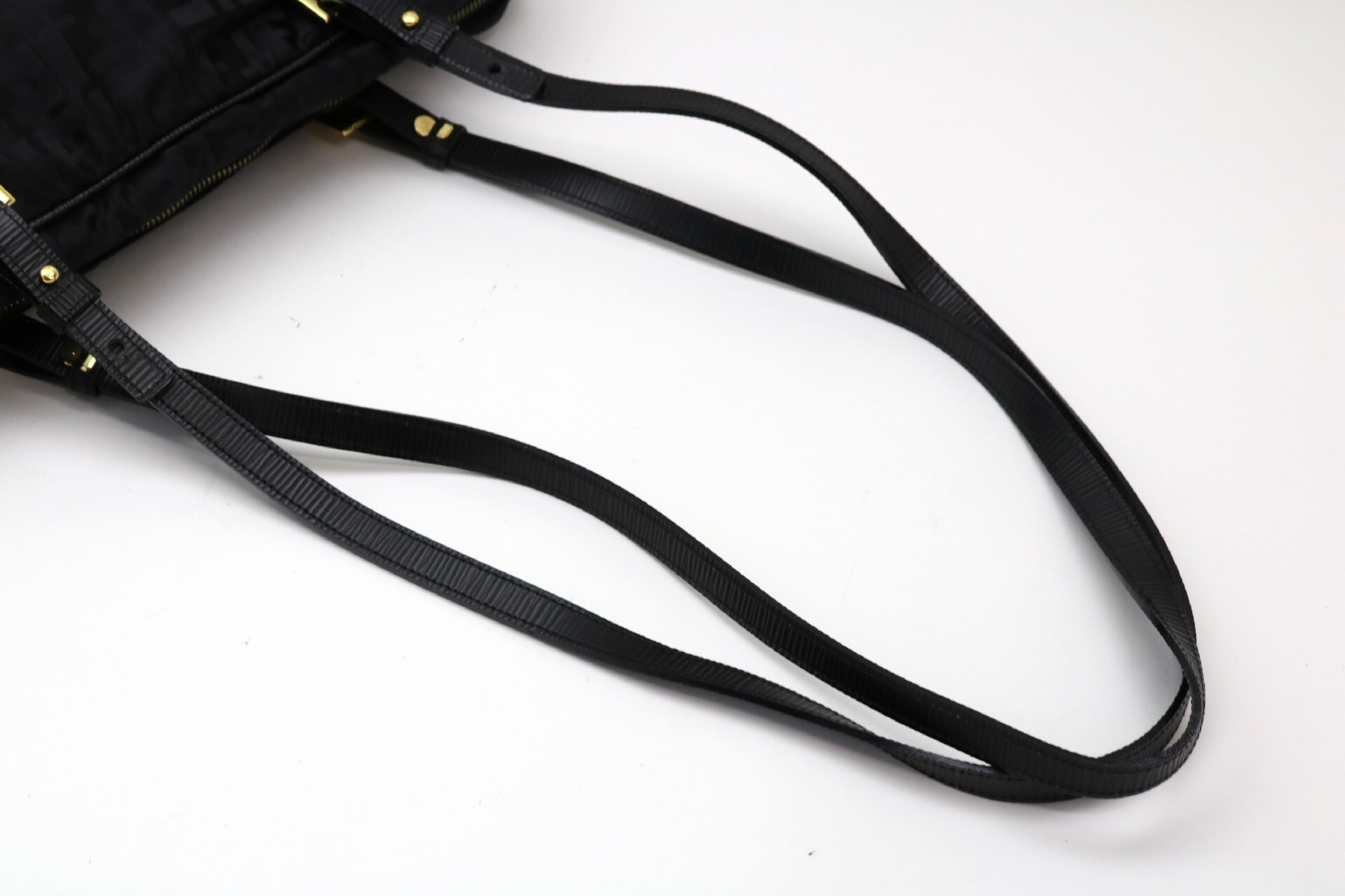 Zucca Nylon Leather Shoulder Bag — view 7
