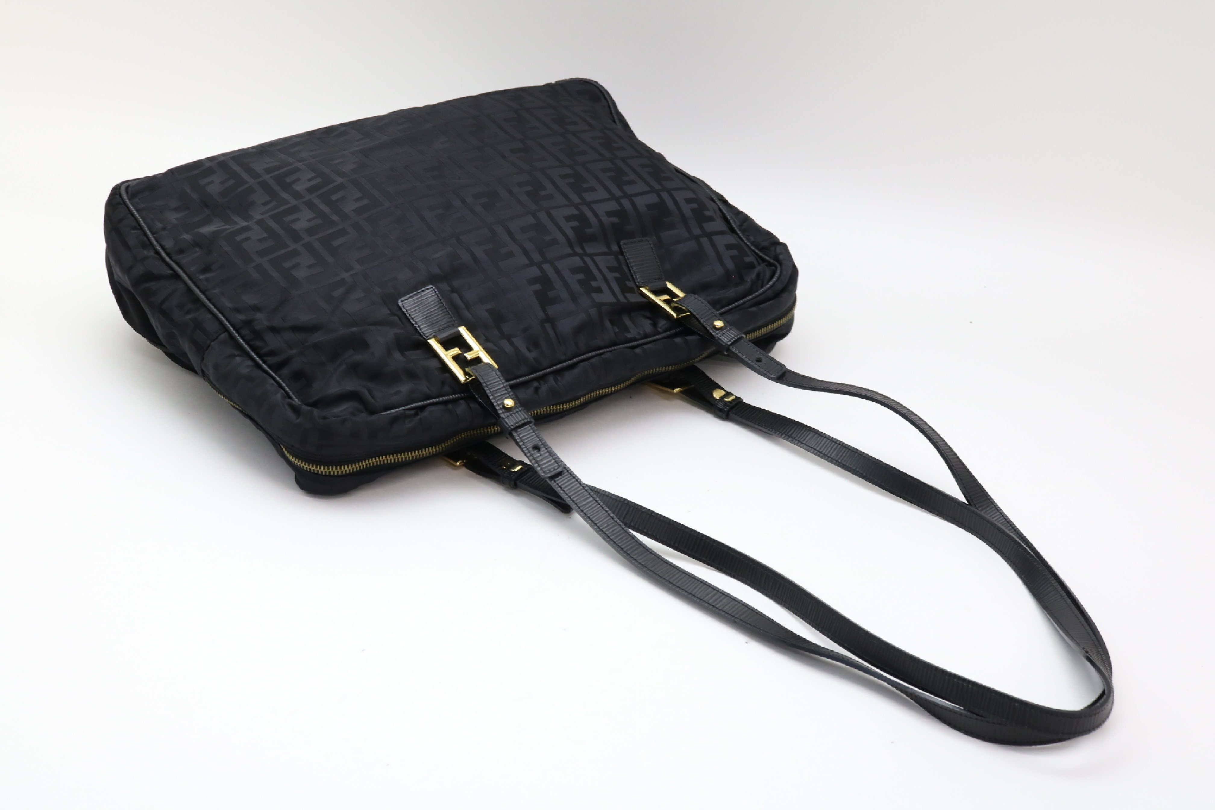 Zucca Nylon Leather Shoulder Bag — view 8