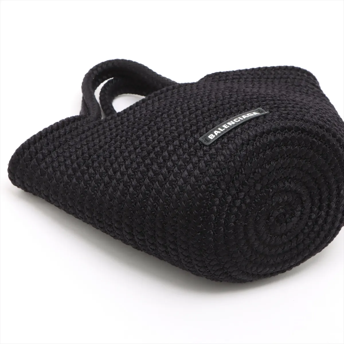 Ibiza Small Nylon Handbag, Black, 695612 — view 4