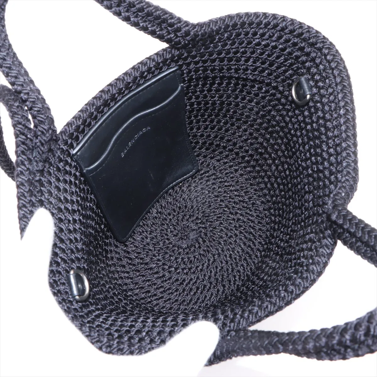 Ibiza Small Nylon Handbag, Black, 695612 — view 7