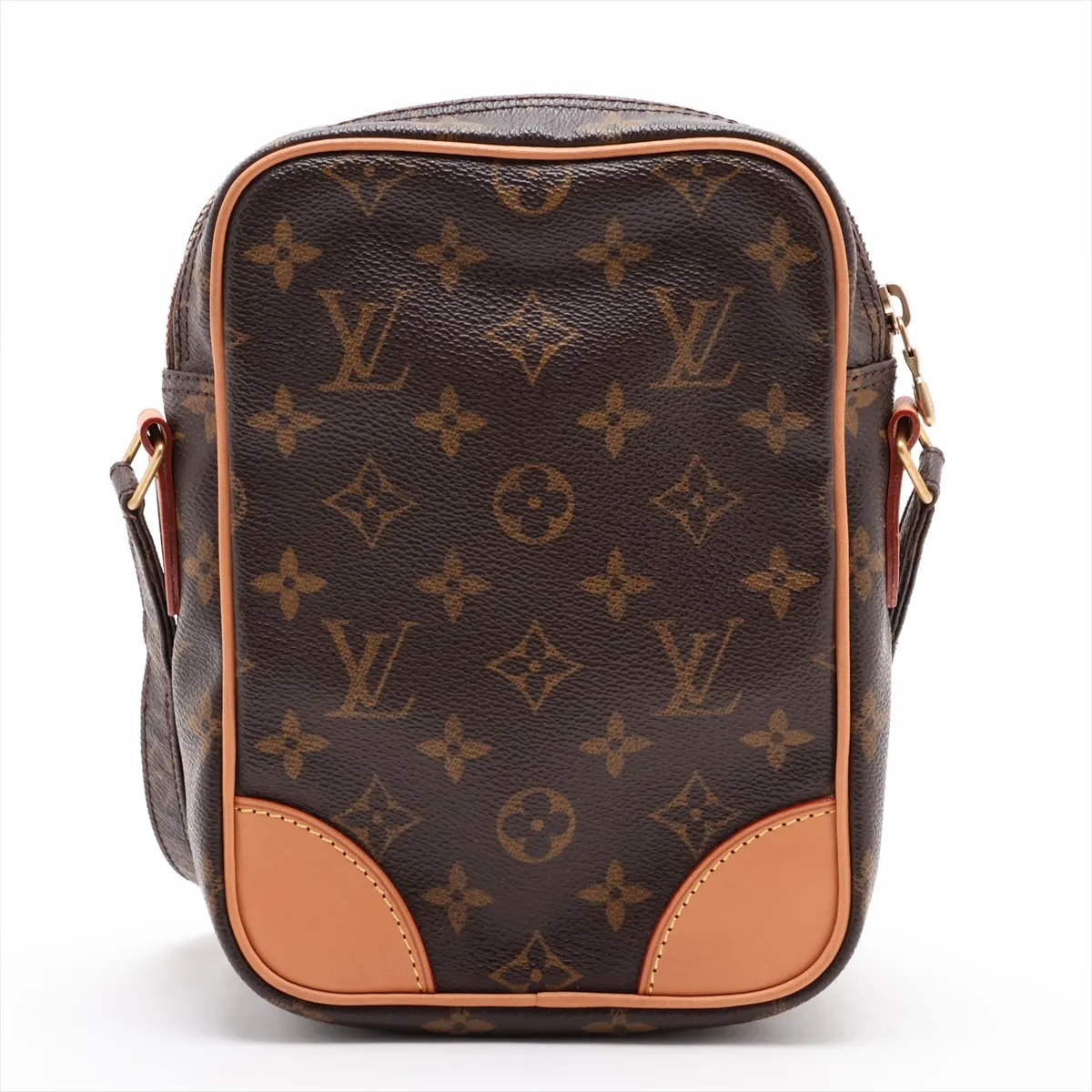 Monogram Amazon M45236 AR0070 Brown, natural leather, various parts repaired by aftermarket parts. — view 2