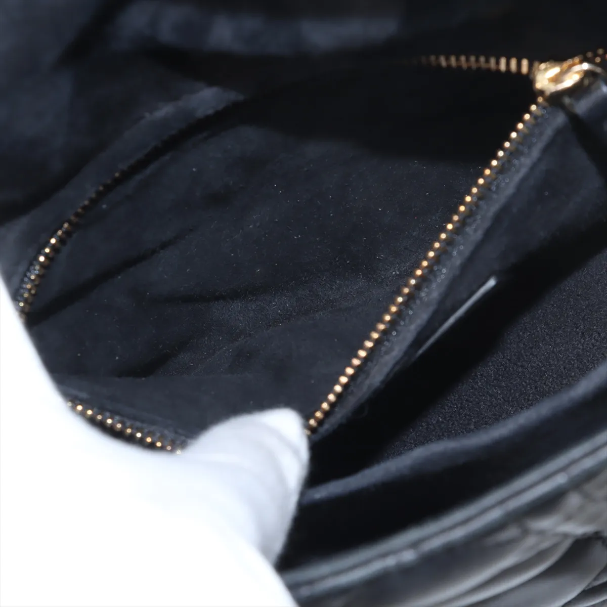 Cannage My Lady Dior Leather 2-Way Handbag, Black — view 10
