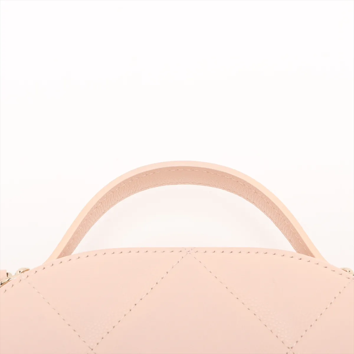 Matelasse Caviar Skin 2WAY Shoulder Bag Beige Gold Hardware XXC5P8AC Random Serial — view 6