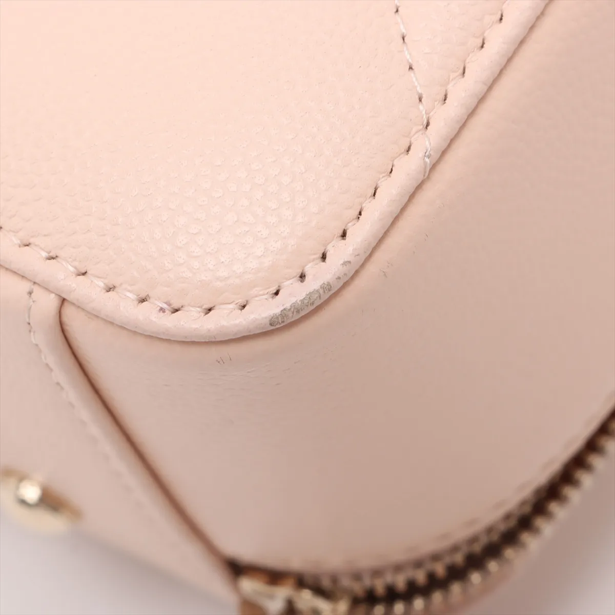 Matelasse Caviar Skin 2WAY Shoulder Bag Beige Gold Hardware XXC5P8AC Random Serial — view 10