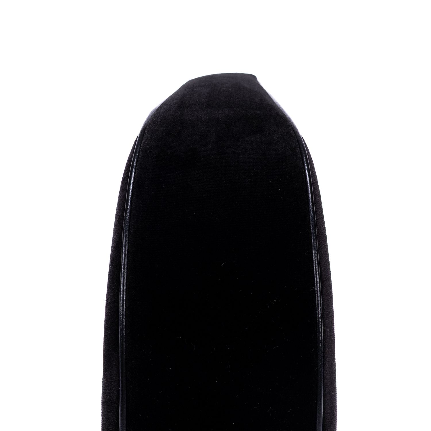 Ava Medium Black Velvet Canvas Silver — view 7