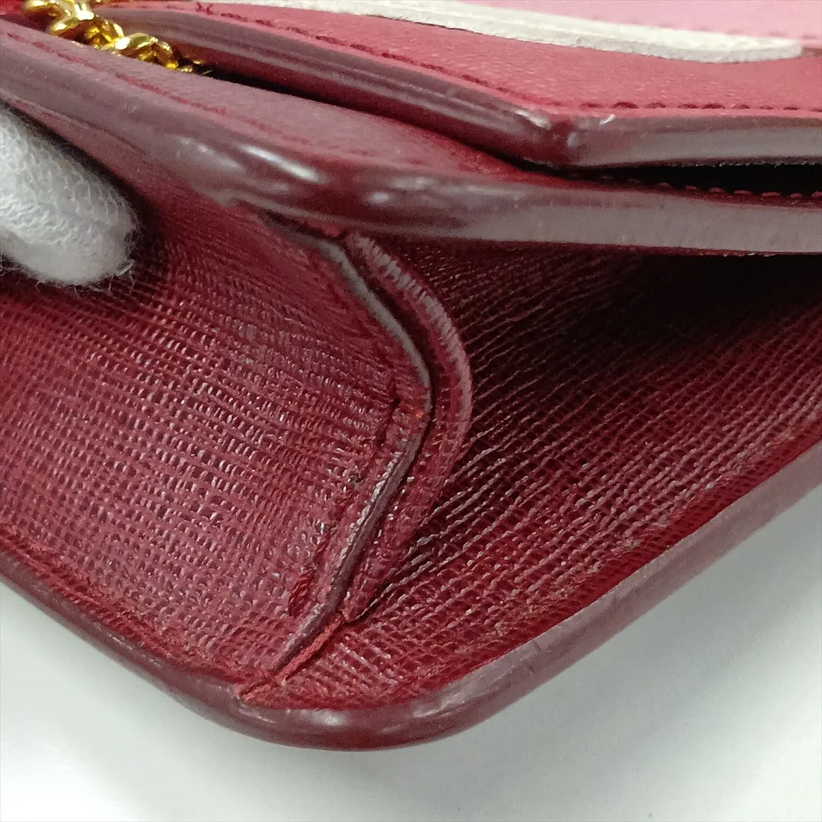 Monster Leather Chain Wallet Red 8M0346 — view 12