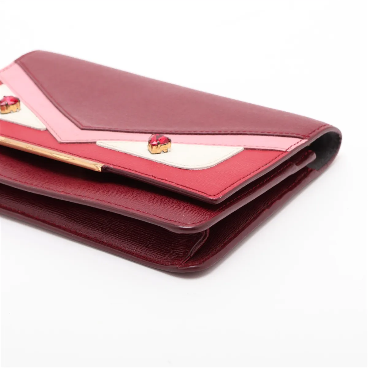 Monster Leather Chain Wallet Red 8M0346 — view 3