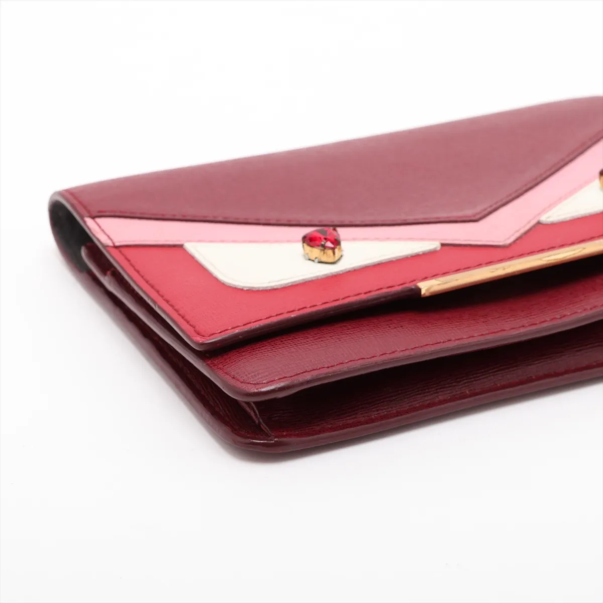 Monster Leather Chain Wallet Red 8M0346 — view 4
