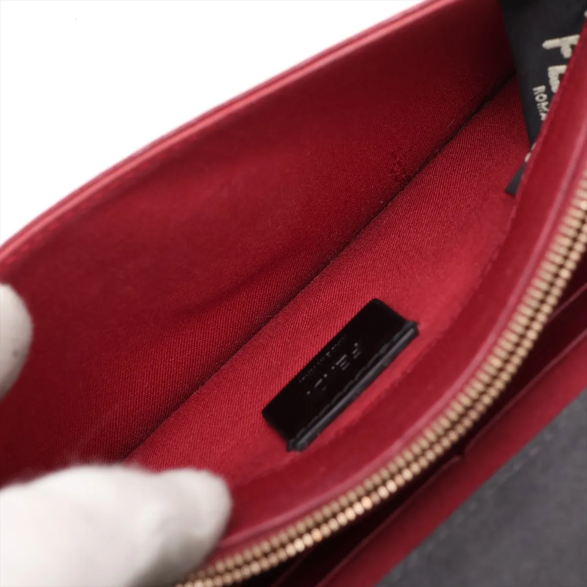 Monster Leather Chain Wallet Red 8M0346 — view 8