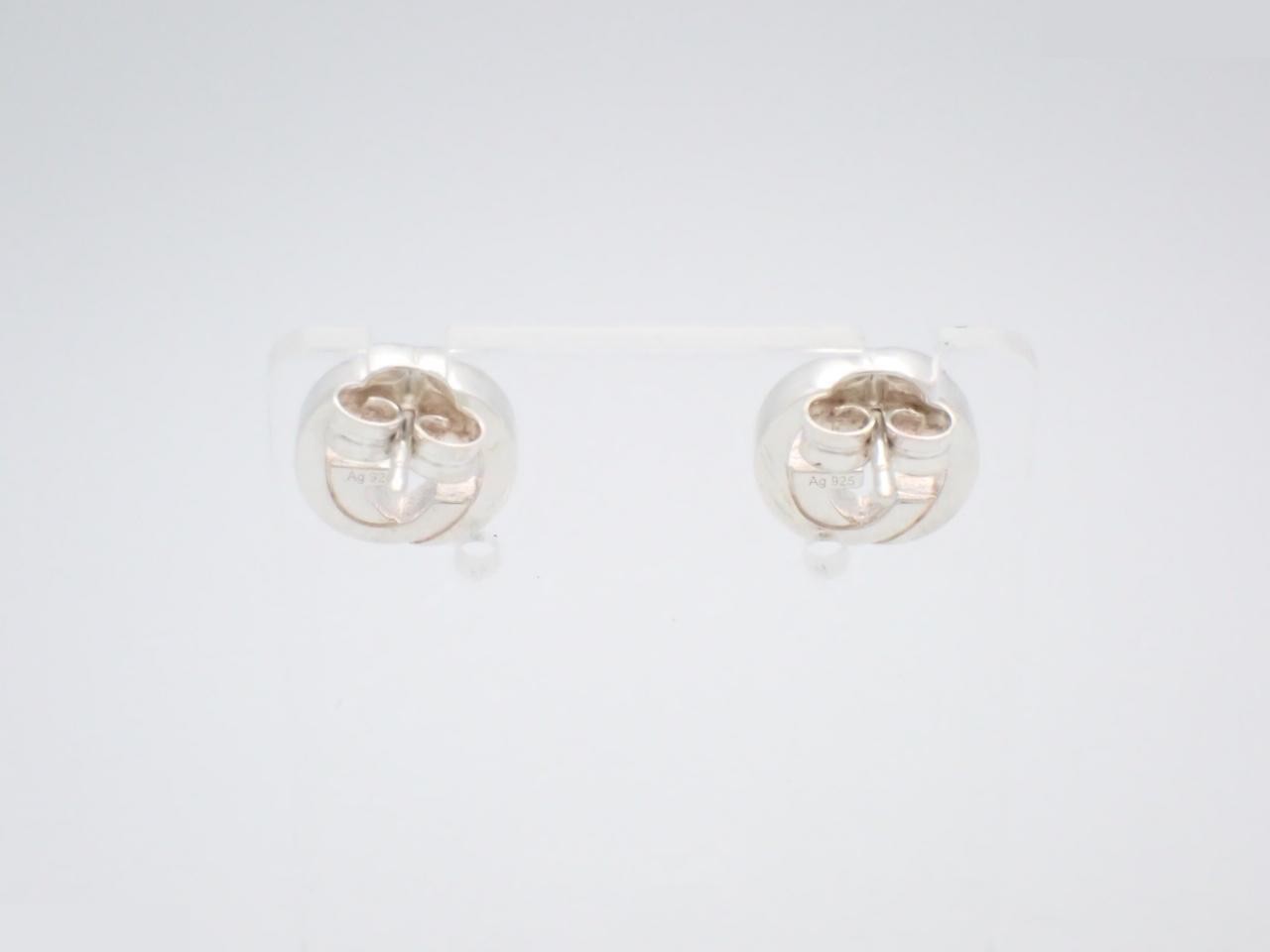 Interlocking G Earrings, 925 Sterling Silver, 3.4g — view 2