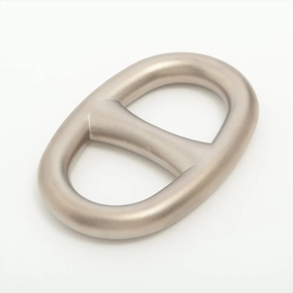 Chaine d'Ancre Scarf Ring Metal Silver Thread Dull — view 2