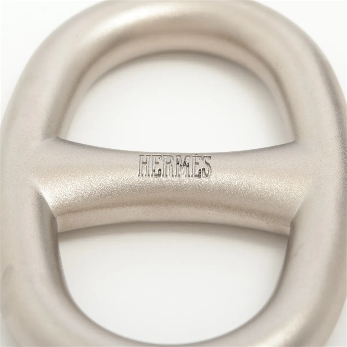 Chaine d'Ancre Scarf Ring Metal Silver Thread Dull — view 3