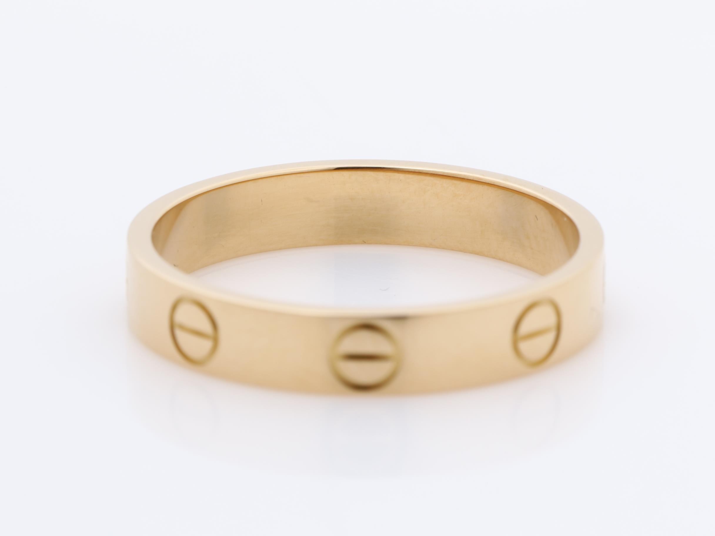 Au750PG Mini Love Ring 54 3.1g — view 4