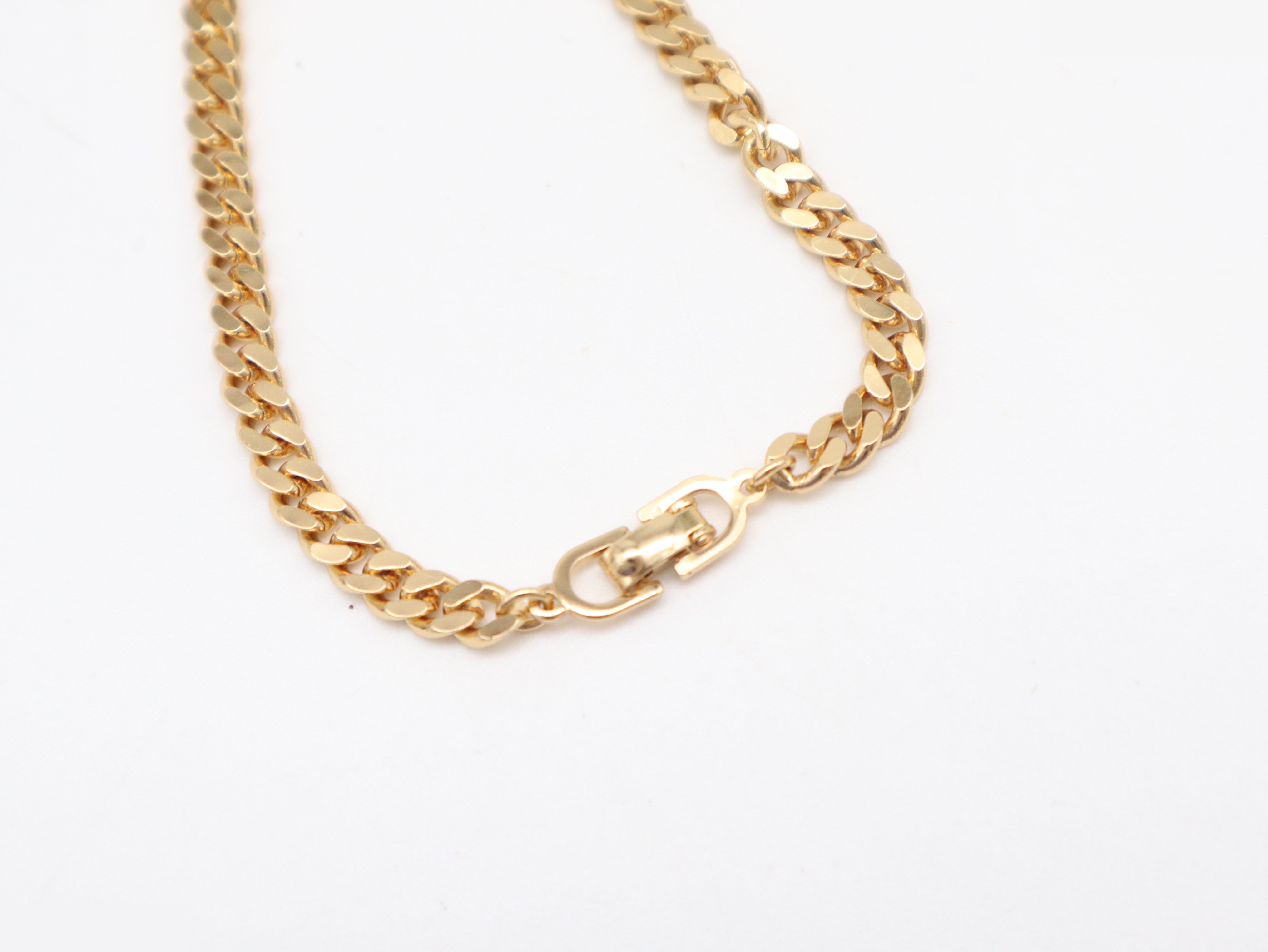 CD icon bracelet, rhinestones and gold plating, wrist circumference approximately 18.5 cm. — view 4
