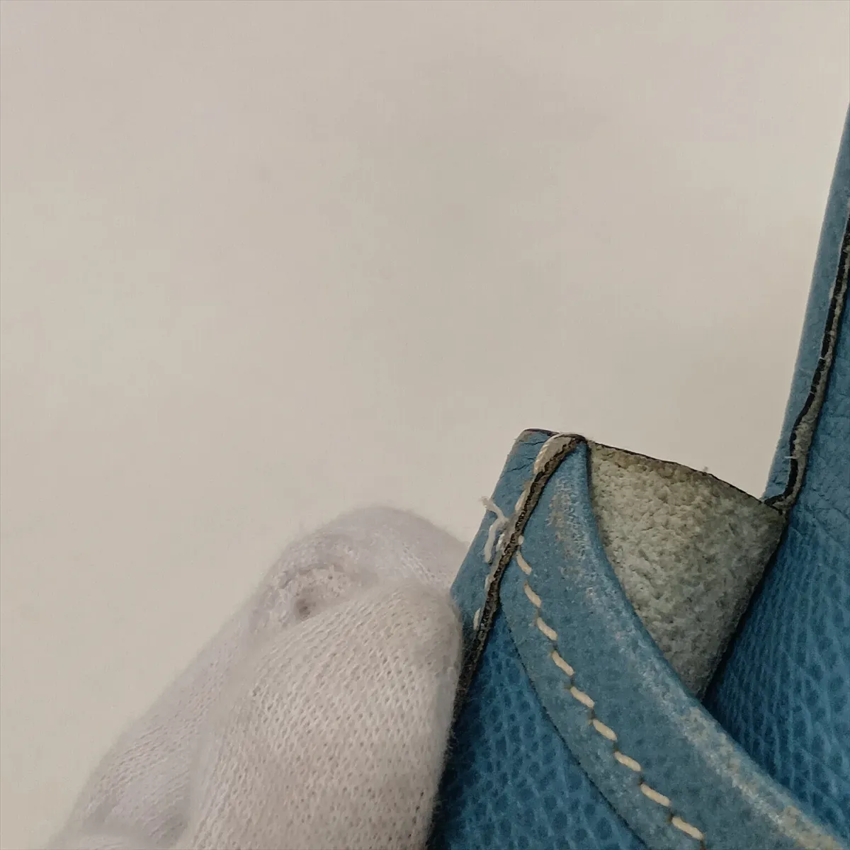 Evelyne II 29 PM, Veau Epsom leather, Blue Jean color, silver hardware. J: 2006 — view 15