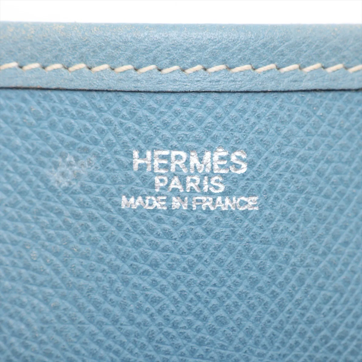 Evelyne II 29 PM, Veau Epsom leather, Blue Jean color, silver hardware. J: 2006 — view 8
